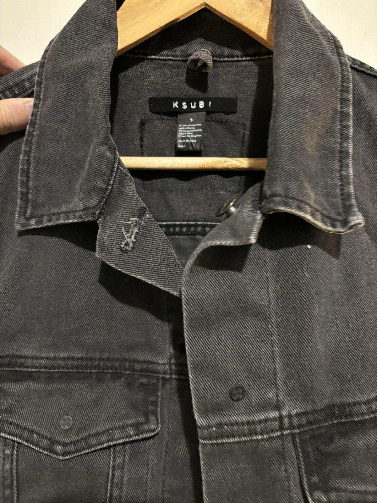 Ksubi Ksubi Classic Denim Vest with Cobra Embroidery Size US S / EU 44-46 / 1 - 5 Thumbnail