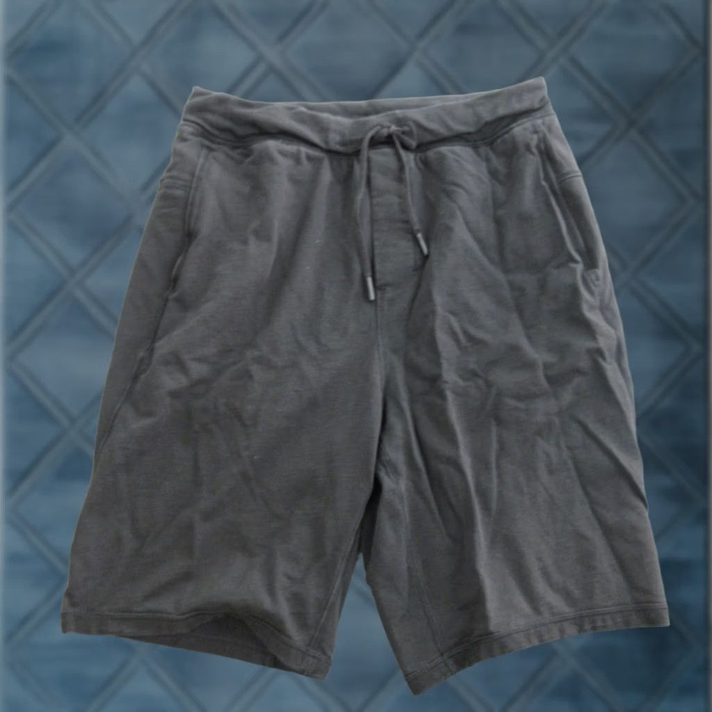 Lululemon Lululemon Sweat Shorts Mens S Black Jersey 9 Inseam Elastic Waist Pockets Gym Training Yoga Spring Summer Size US S / EU 44-46 / 1 - 1 Thumbnail