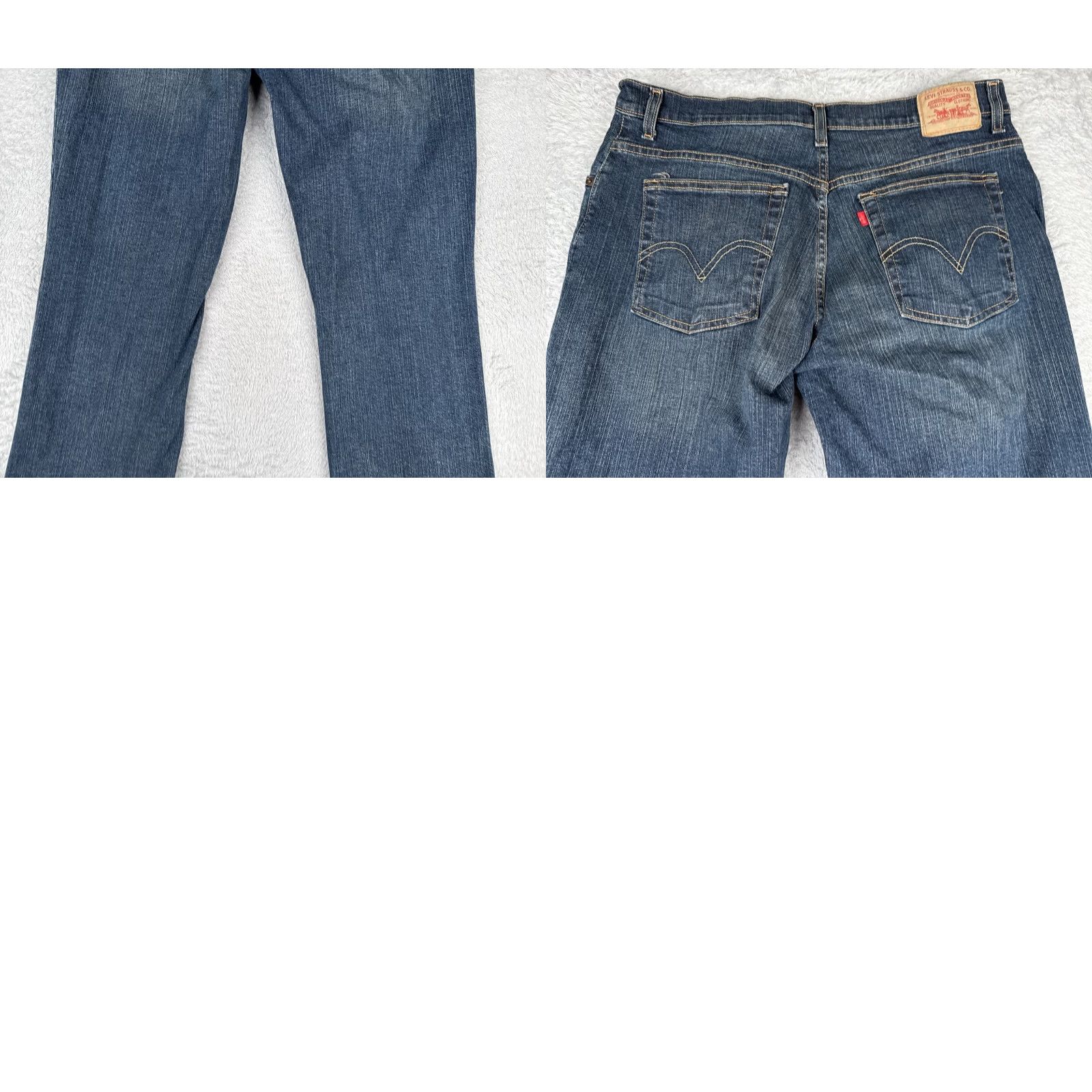 Levi's Levi's Jeans Women 550 Mid Bootcut Denim Blue 34x29 Relaxed 16 Cotton Blend 5-Pocket Distressed Size 38" / US 16 / IT 52 - 10 Thumbnail