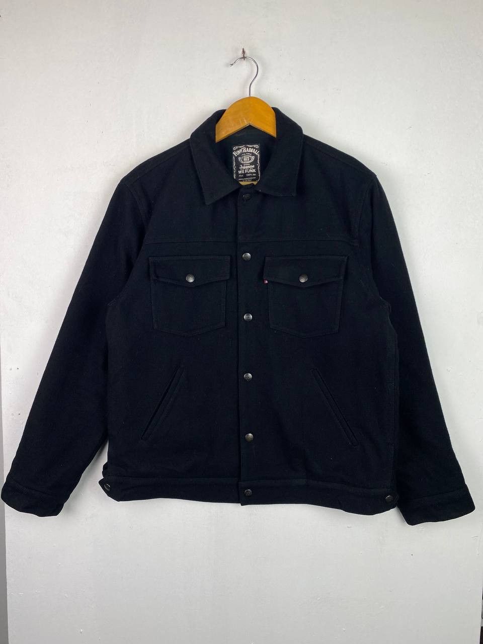 Japanese Brand funk radial wool jacket nice design Size US L / EU 52-54 / 3 - 1 Thumbnail