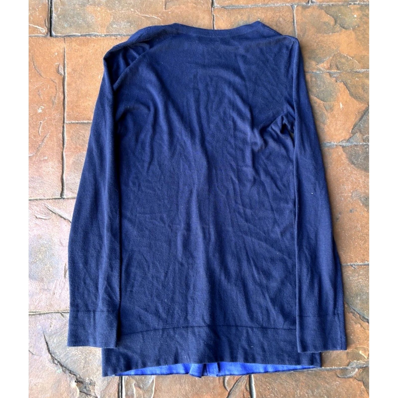 Lilly Pulitzer Lilly Pulitzer V-Neck Long Sleeve Pocket Cardigan Sweater Womens M Blue Size M / US 6-8 / IT 42-44 - 3 Thumbnail
