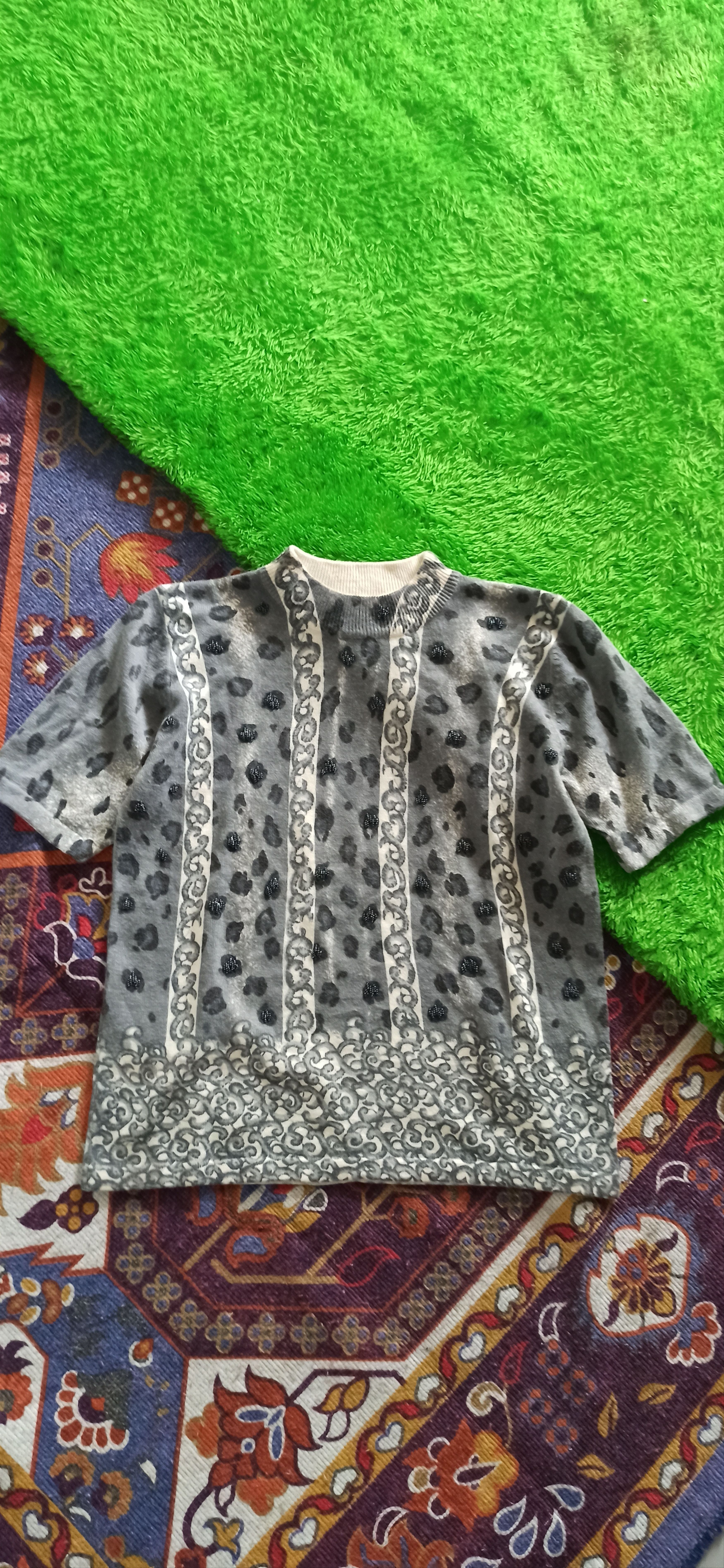 Homespun Knitwear × Japanese Brand Bagutti Knitwear Short Sleeve Size M / US 6-8 / IT 42-44 - 1 Thumbnail