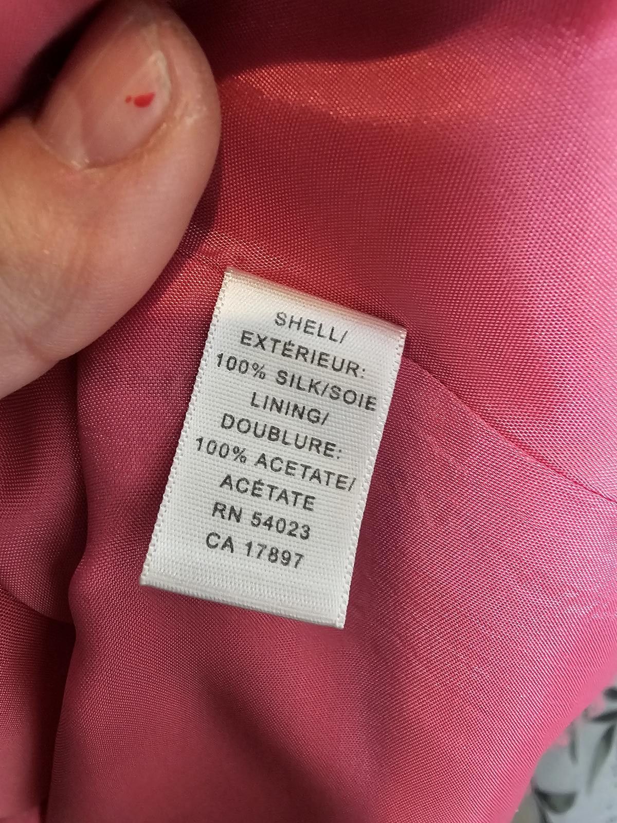 Banana Republic Banana Republic Dress Pink Women Size 4 100% Silk Size S / US 4 / IT 40 - 6 Thumbnail