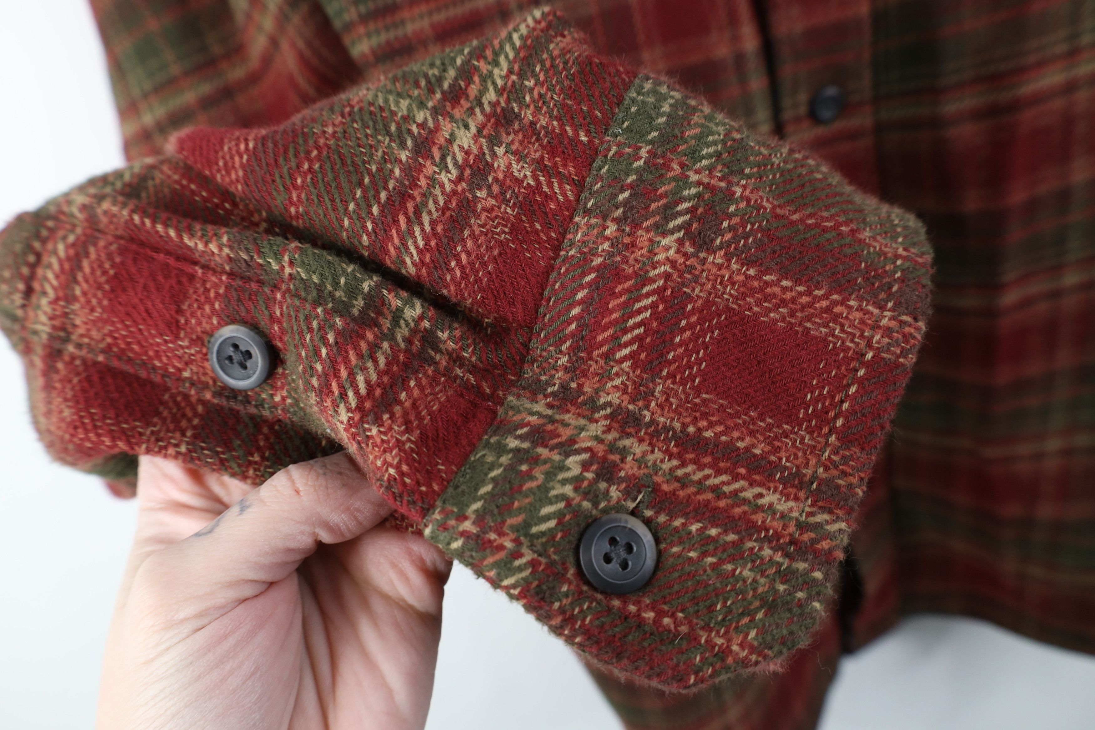 Orvis Vintage Orvis Heavyweight Button Shirt Jacket Jac Plaid Size US L / EU 52-54 / 3 - 8 Thumbnail