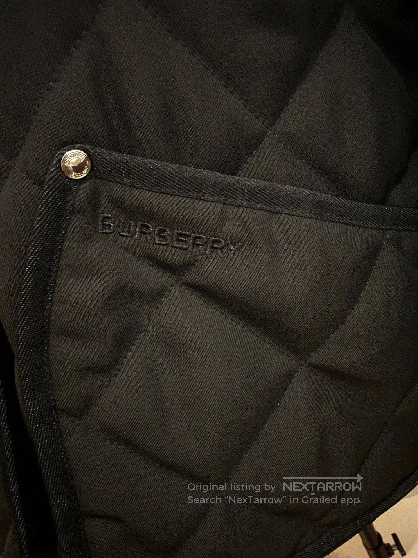 Burberry Burberry Black Quilted Jacket XS. Size XS / US 0-2 / IT 36-38 - 4 Thumbnail
