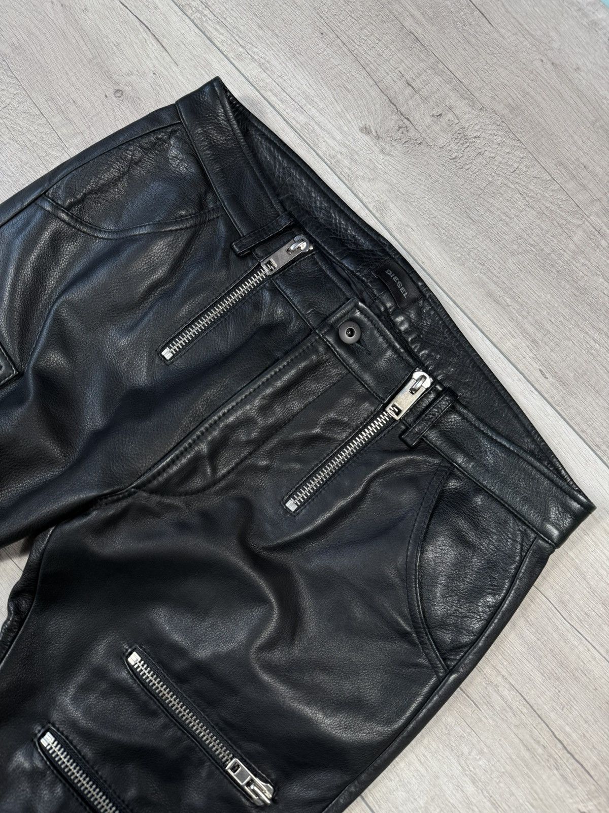 Diesel Diesel leather cargo IF6WAS9 style japanese 90s punk pants Size US 31 - 4 Thumbnail