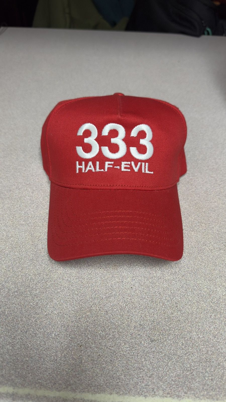 Half Evil Half Evil - Embroidered Logo Cap (OS) Size ONE SIZE - 1 Thumbnail