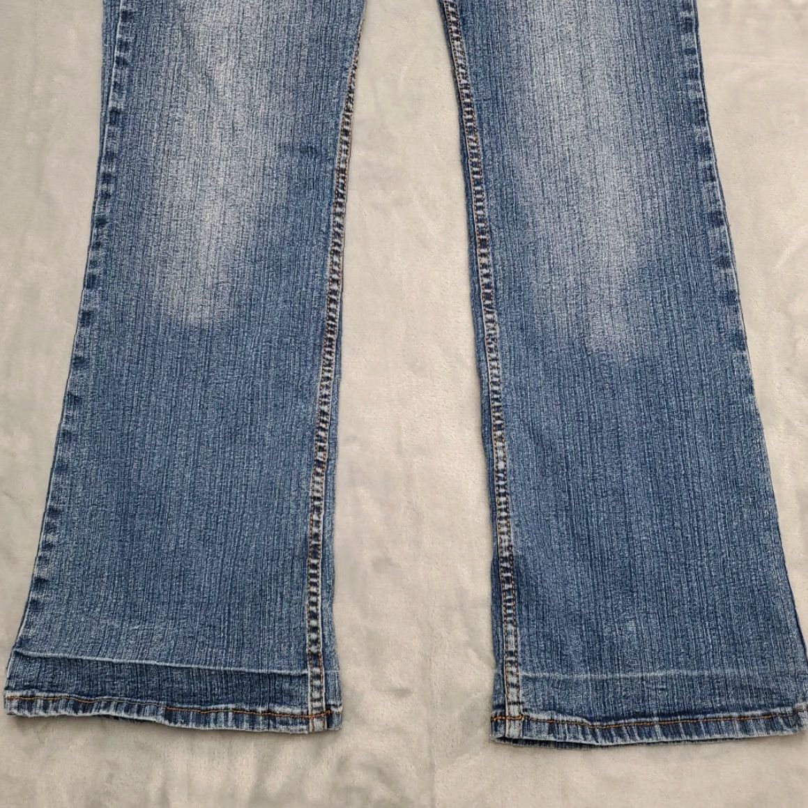 Southpole Southpole Jeans Womens Juniors 13 Blue Denim Boot Cut Flare Y2K Pants Size 34" / US 12 / IT 48 - 2 Thumbnail