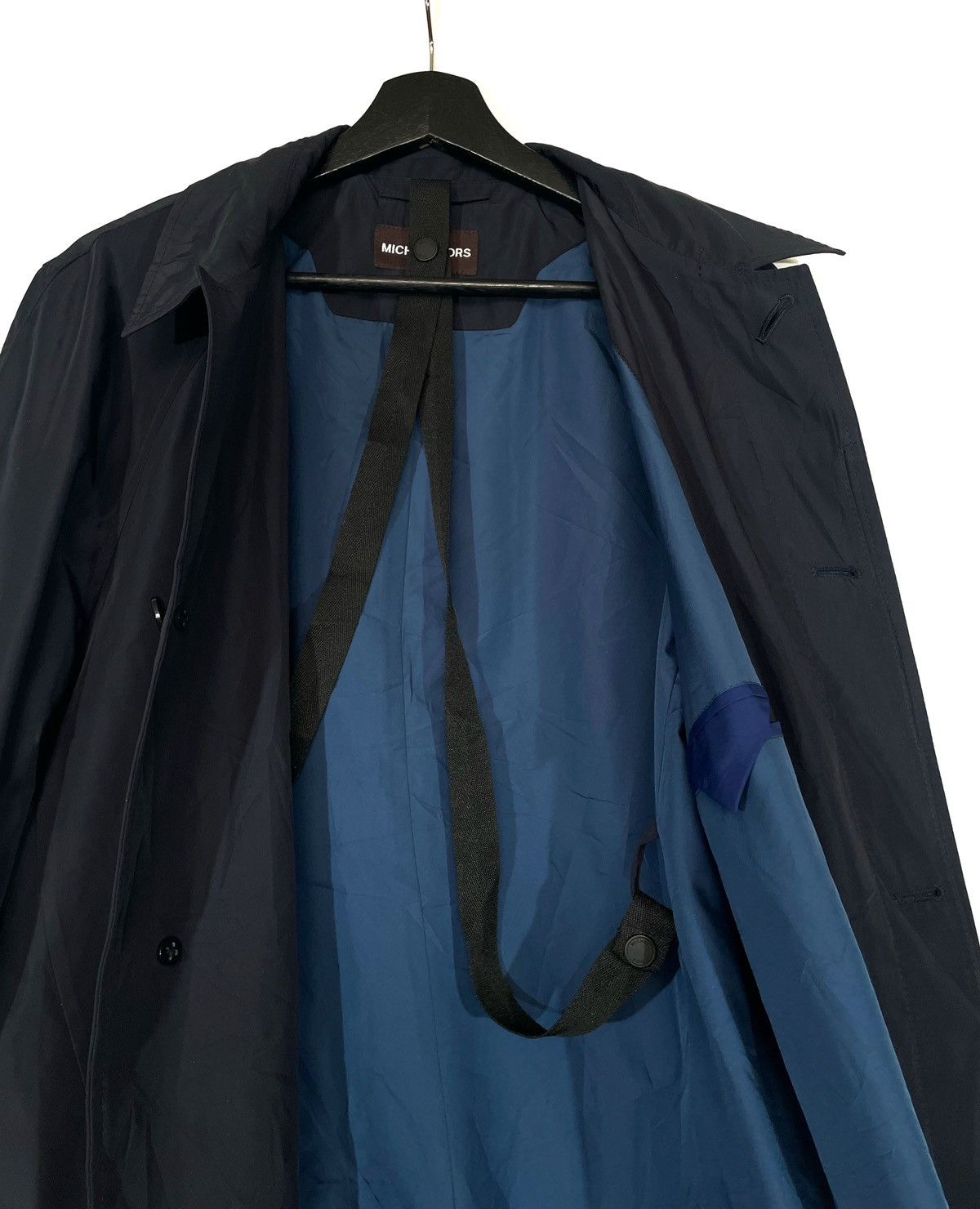 Designer × Michael Kors Trench Coat Men Blue Michael Kors Size L Nylon Business Size US L / EU 52-54 / 3 - 8 Thumbnail