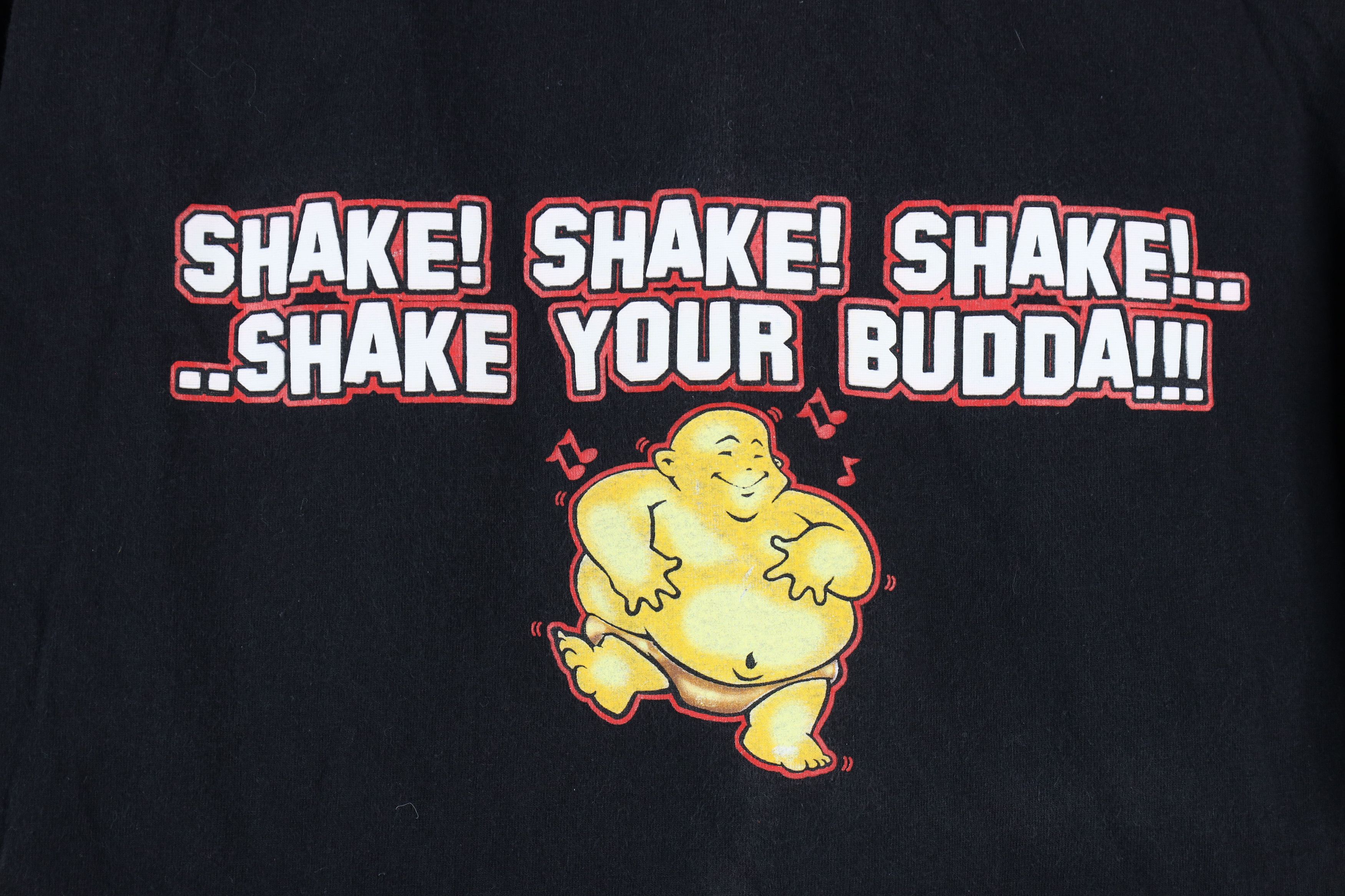 Vintage Vintage 90s Y2K Streetwear Your Buddha Short Sleeve T-Shirt Size US L / EU 52-54 / 3 - 4 Thumbnail
