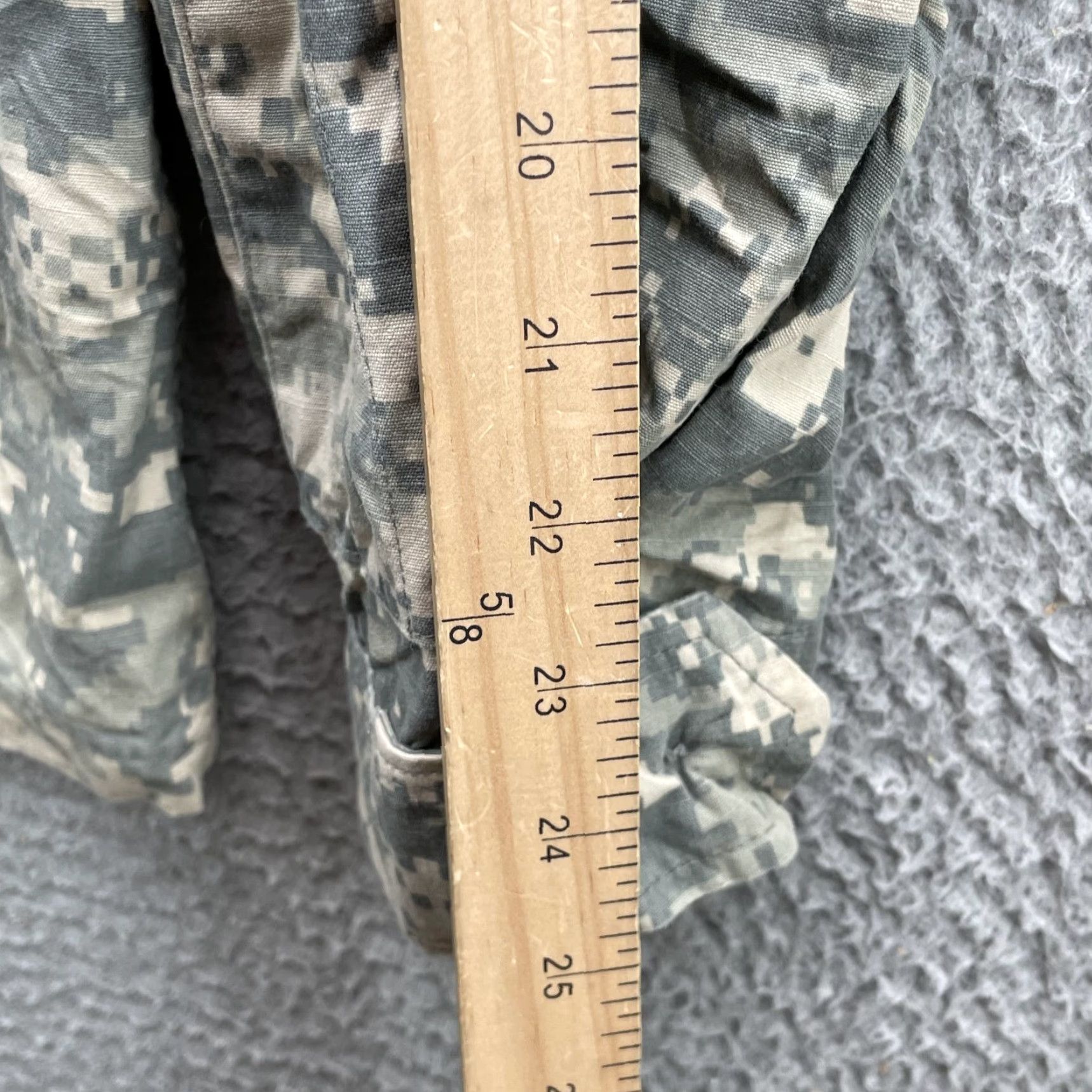 Vintage US Army Uniform Jacket Mens Medium Long Digital Camo Green Canvas Pockets Zip Button Size US M / EU 48-50 / 2 - 6 Thumbnail