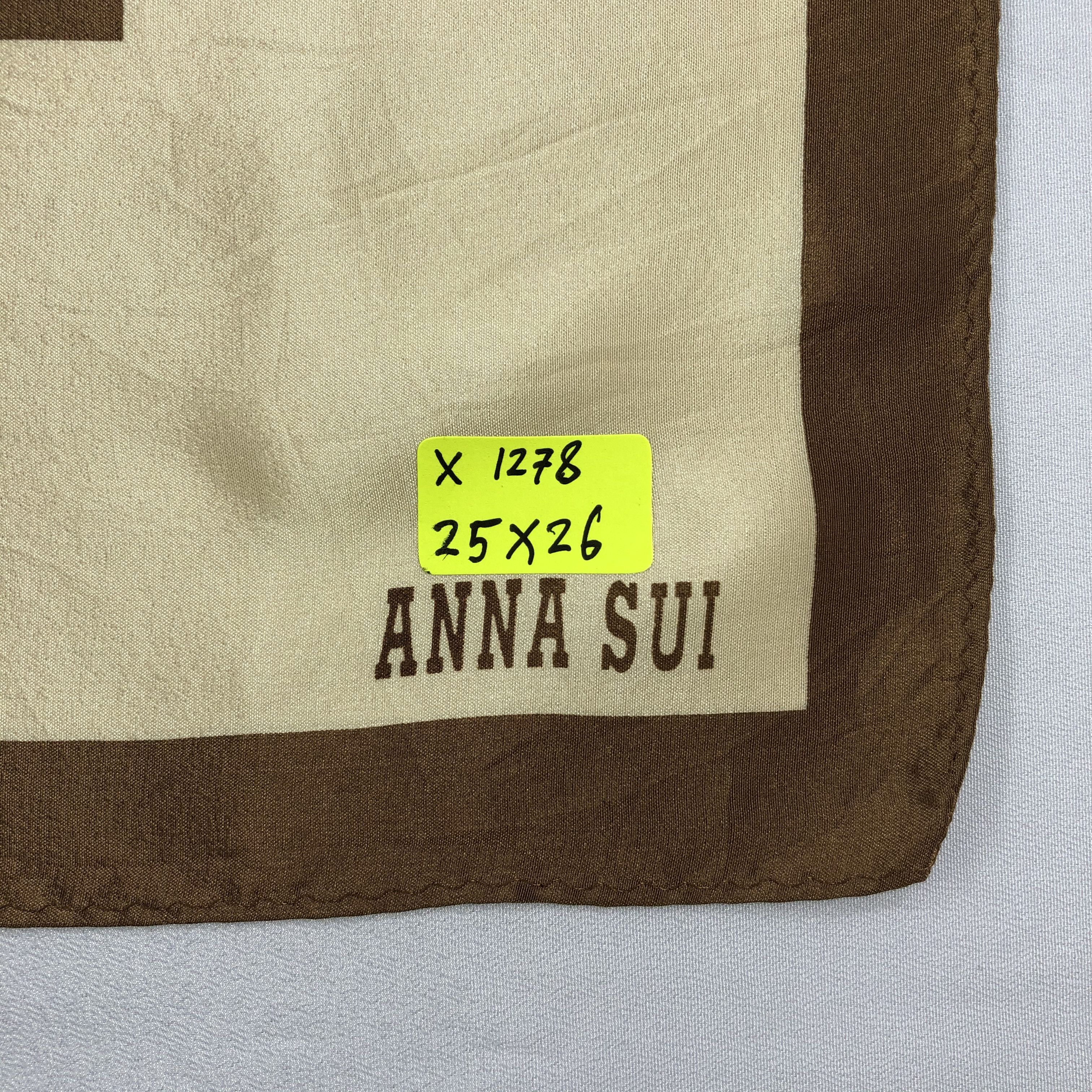 Vintage Vintage Anna Sui Silk Scarf Size ONE SIZE - 7 Thumbnail