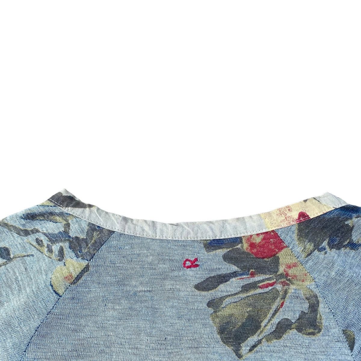 45rpm Indigo Dyed Floral Shirt Size S / US 4 / IT 40 - 4 Thumbnail