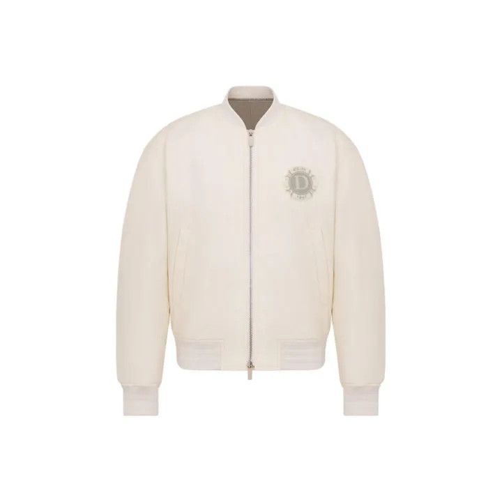 Dior Dior Logo Print Zip Jacket for Men 0079 Size US M / EU 48-50 / 2 - 1 Thumbnail