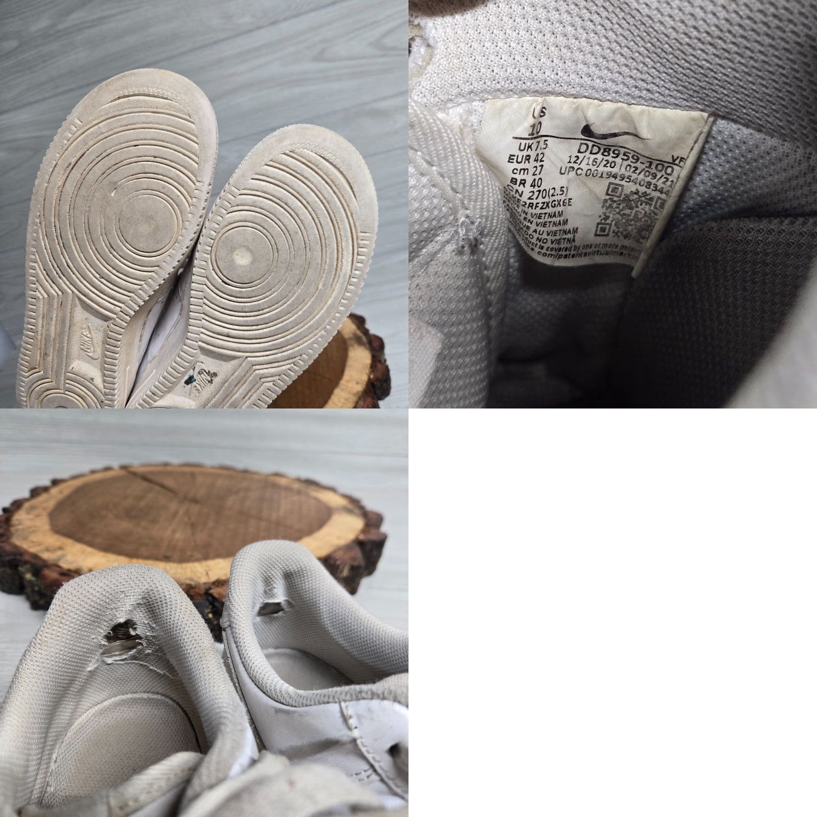 Nike Nike Air Force 1 Low Shoes Women's Adult Size 10 White DD8959-100 Size US 10 / IT 40 - 8 Thumbnail