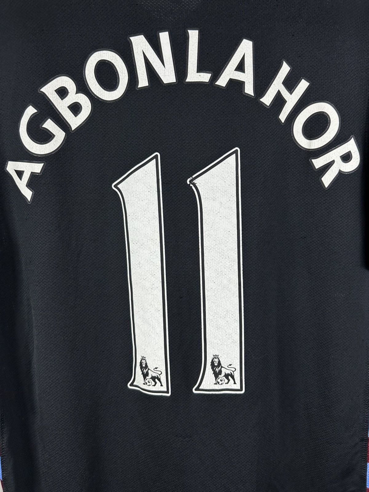 Nike Nike 2010-11 Aston Villa Away Shirt #11 AGBONLAHOR Size M Size US M / EU 48-50 / 2 - 15 Thumbnail