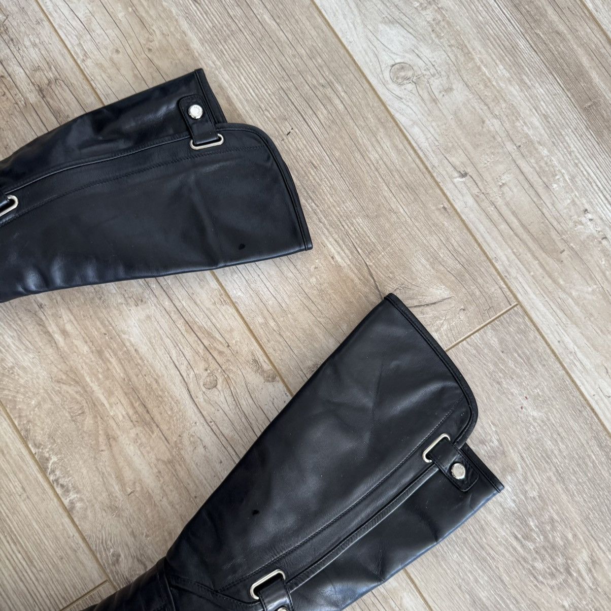 Casadei Casadei Leather Knee High Boots Size US 7 / IT 37 - 6 Thumbnail