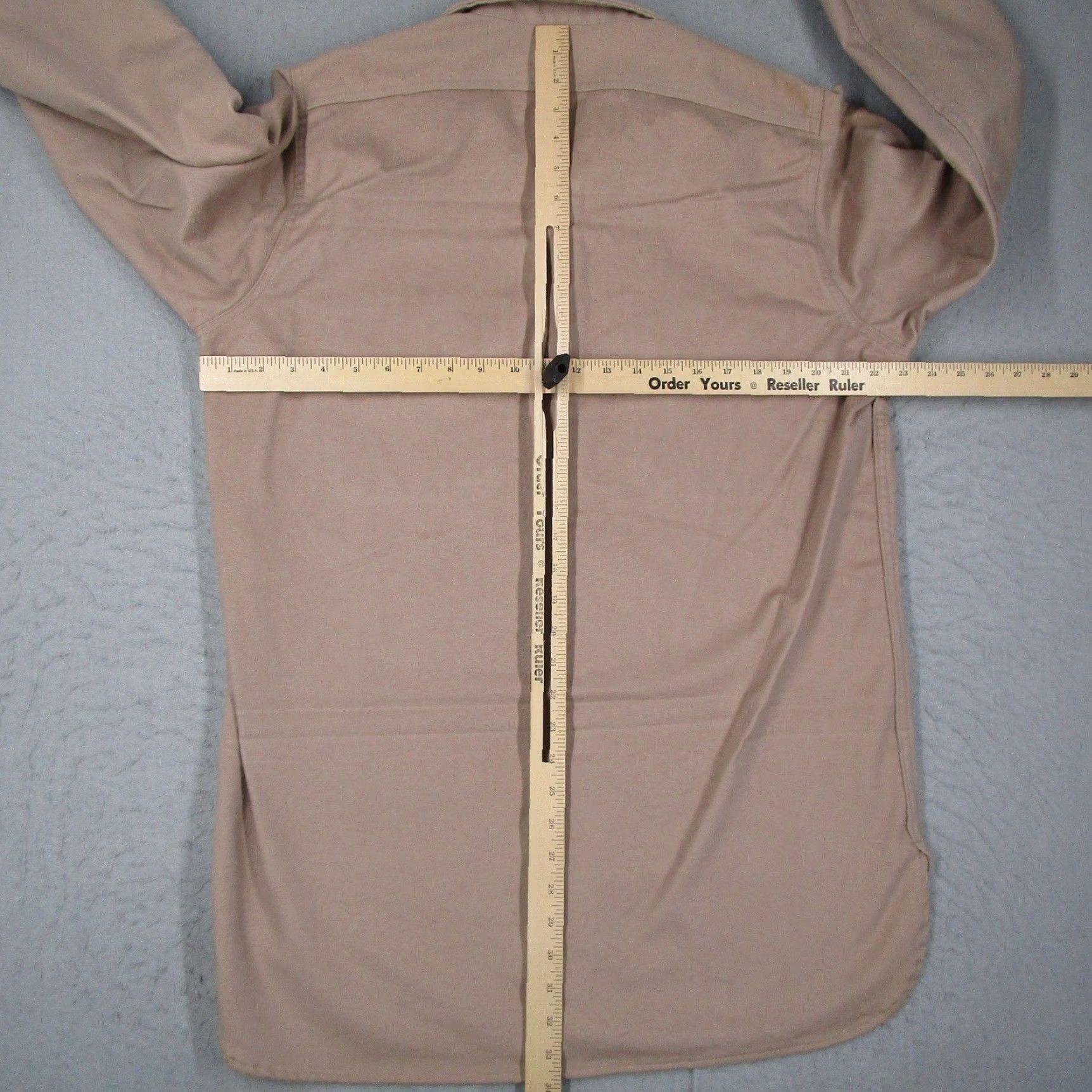 Vintage VINTAGE REI Shirt Mens L Beige Cotton Flannel Chamois Button-Up 80s USA Casual Workwear Long Sleeve Size US L / EU 52-54 / 3 - 6 Thumbnail