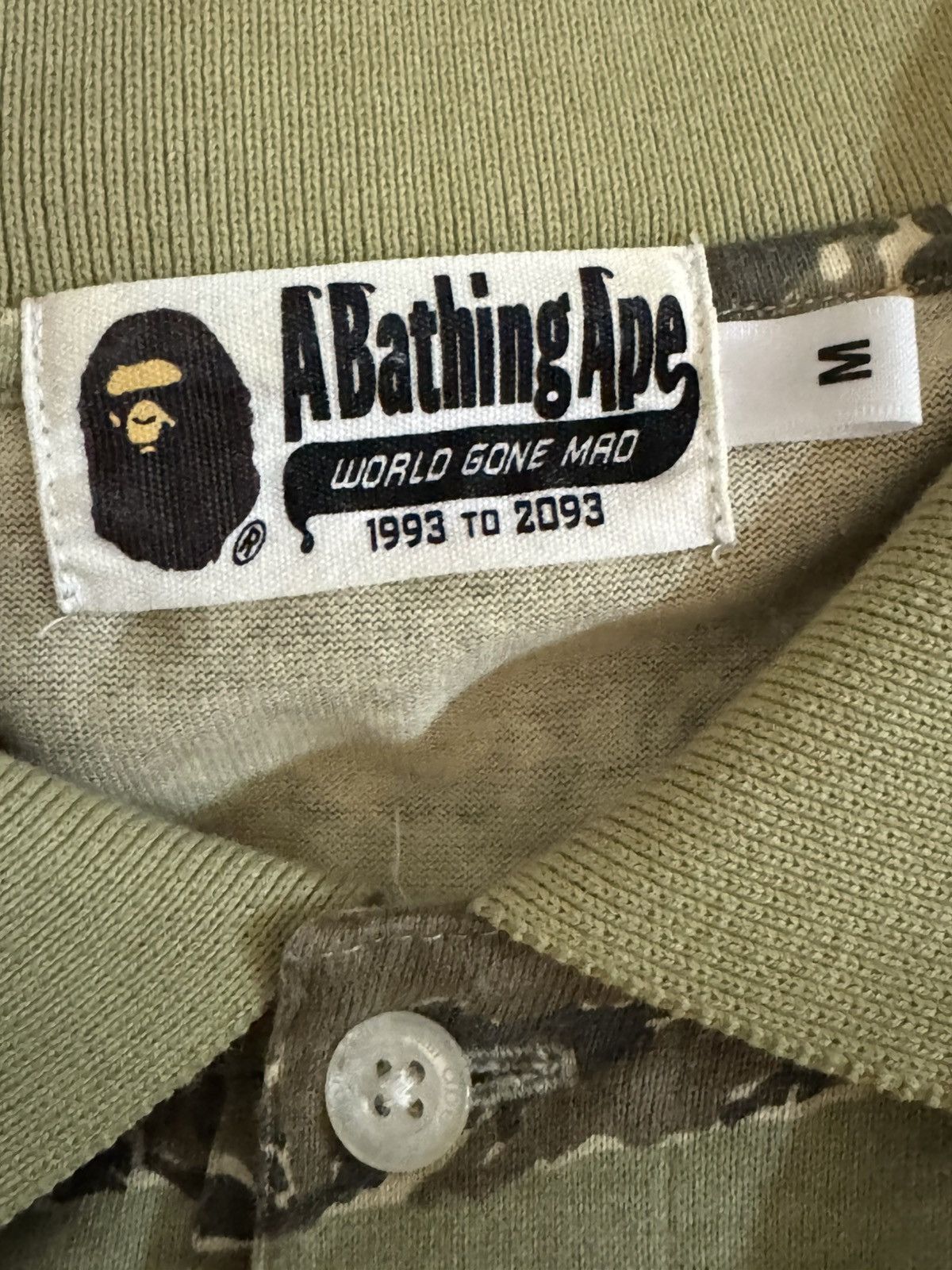 Bape Tiger Camo Shark Polo Size US M / EU 48-50 / 2 - 3 Thumbnail