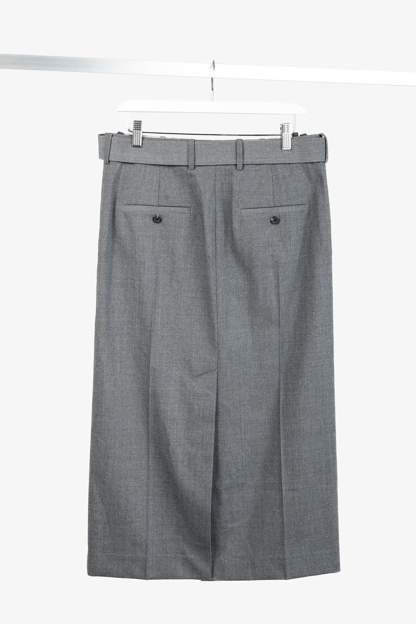 Helmut Lang Helmut Lang AW/20 Melange Tela Suiting Trouser Skirt Size 28" / US 6 / IT 42 - 2 Thumbnail