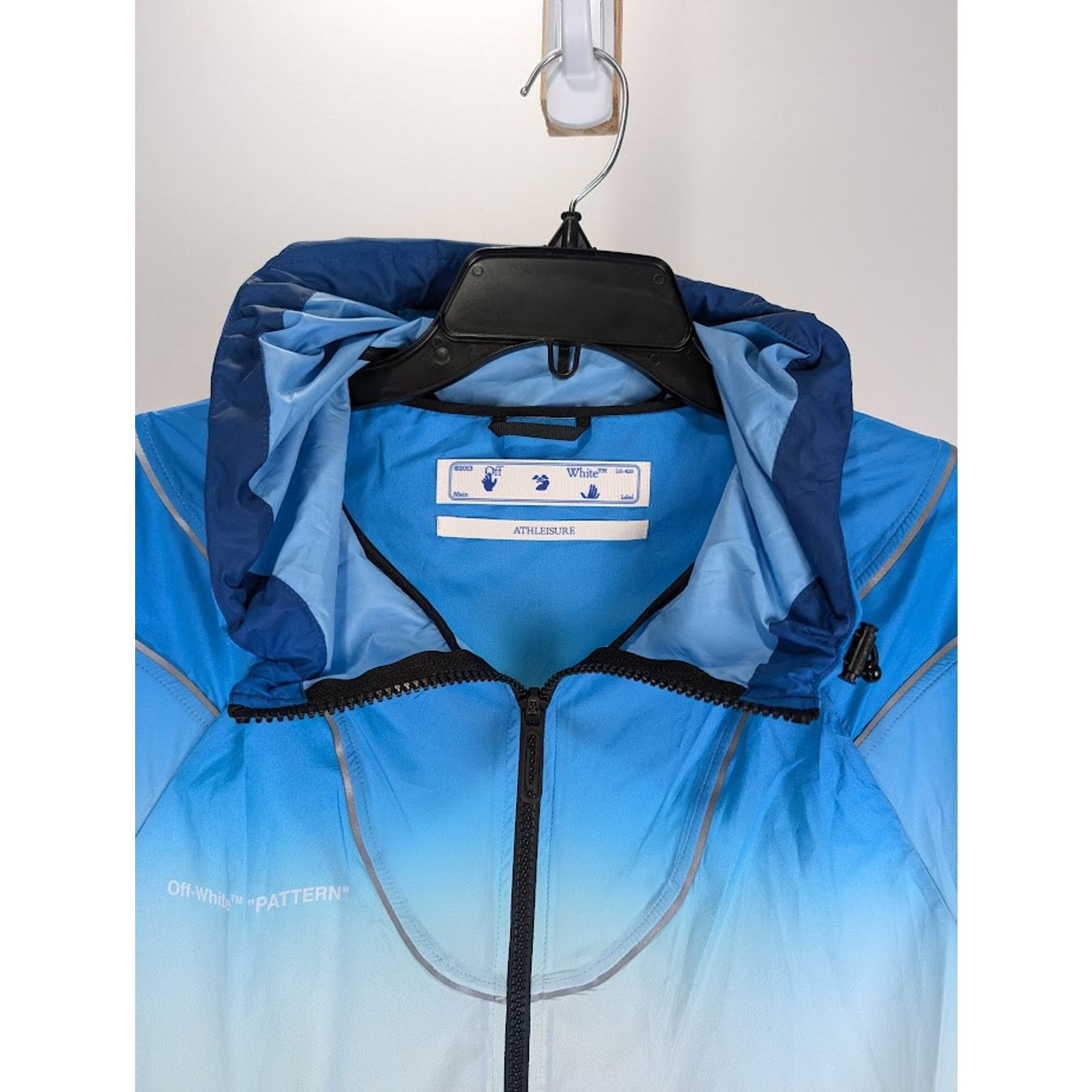 Off-White o1rshd1 ATHL Off Stamp Printed Jacket in Multicolor Size US XL / EU 56 / 4 - 3 Thumbnail