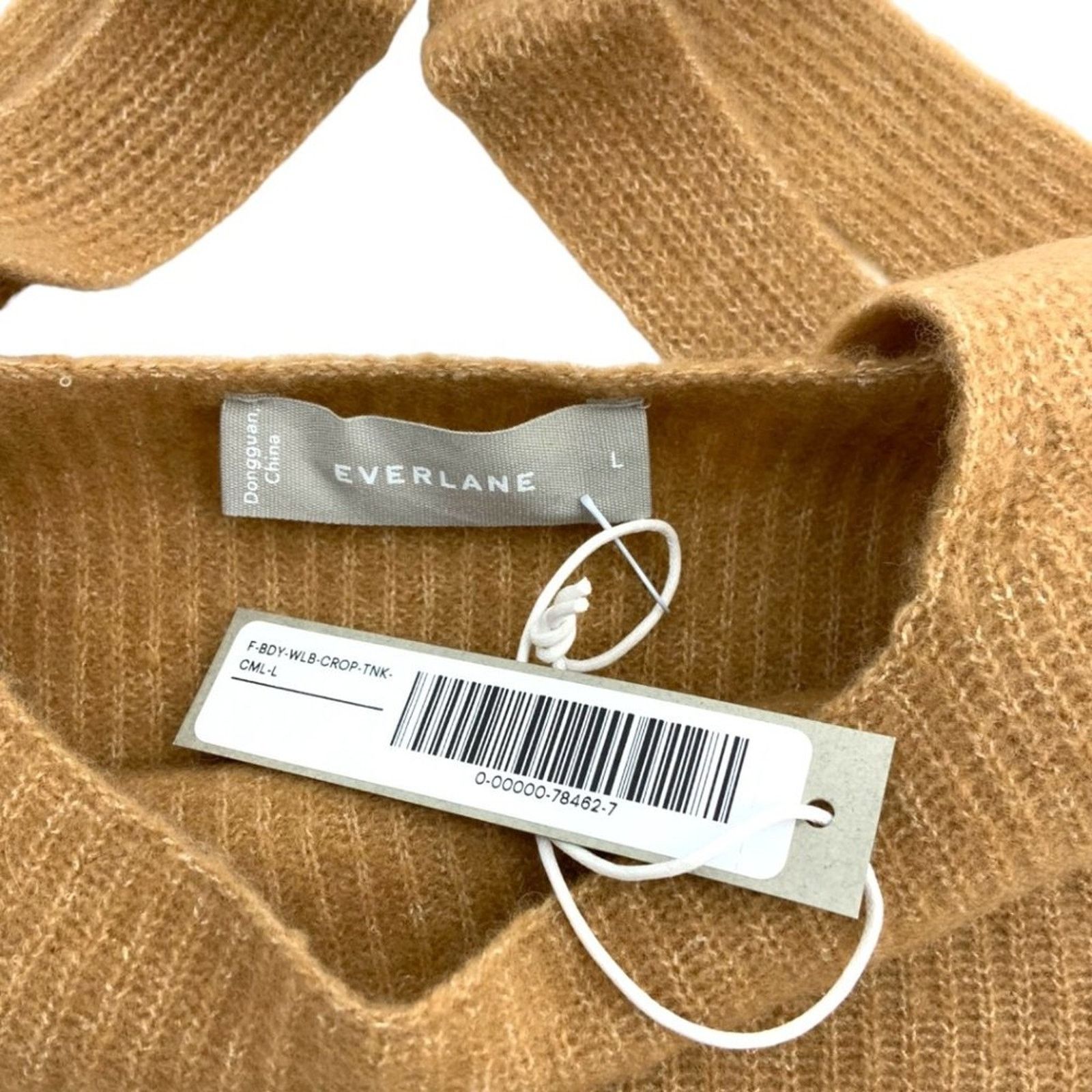 Everlane Everlane Cozy-Stretch Tank Yak Wool Blend Camel Large NWT Size L / US 10 / IT 46 - 4 Thumbnail