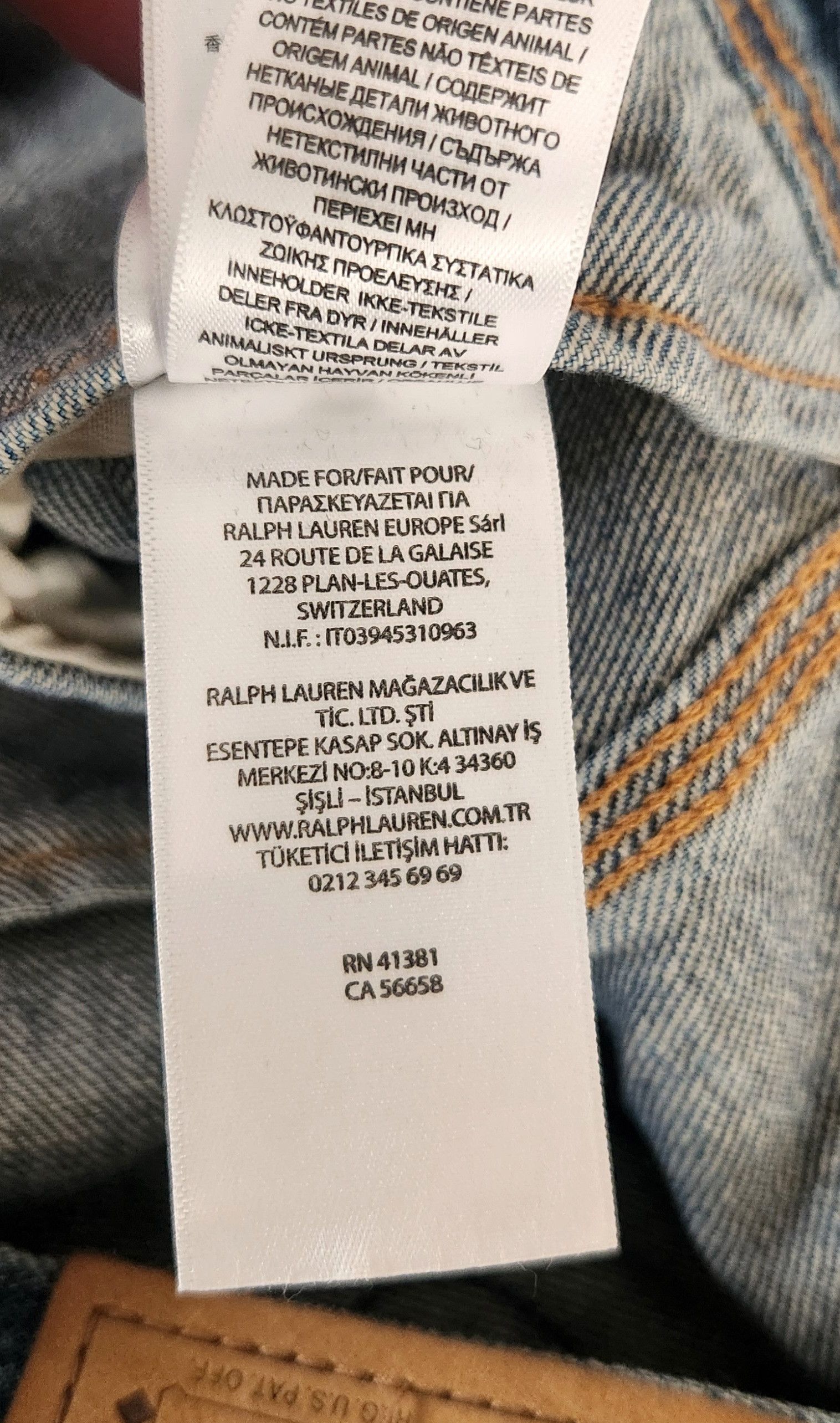 Polo Ralph Lauren Polo Ralph Lauren Tiger Patch Corduroy Collar Denim Jacket S Size US S / EU 44-46 / 1 - 13 Thumbnail