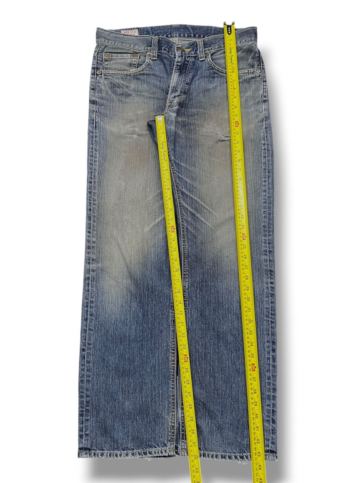 Edwin Vintage Edwin 503 Japan - Faded Rusty Wash, Distressed Jeans Size US 35 - 16 Thumbnail
