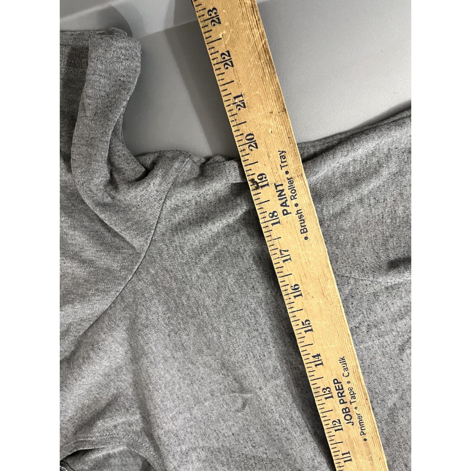 Croft & Barrow CROFT & BARROW Classic Gray Cotton T-Shirt Casual Womens Size L Short Sleeve Size L / US 10 / IT 46 - 5 Thumbnail