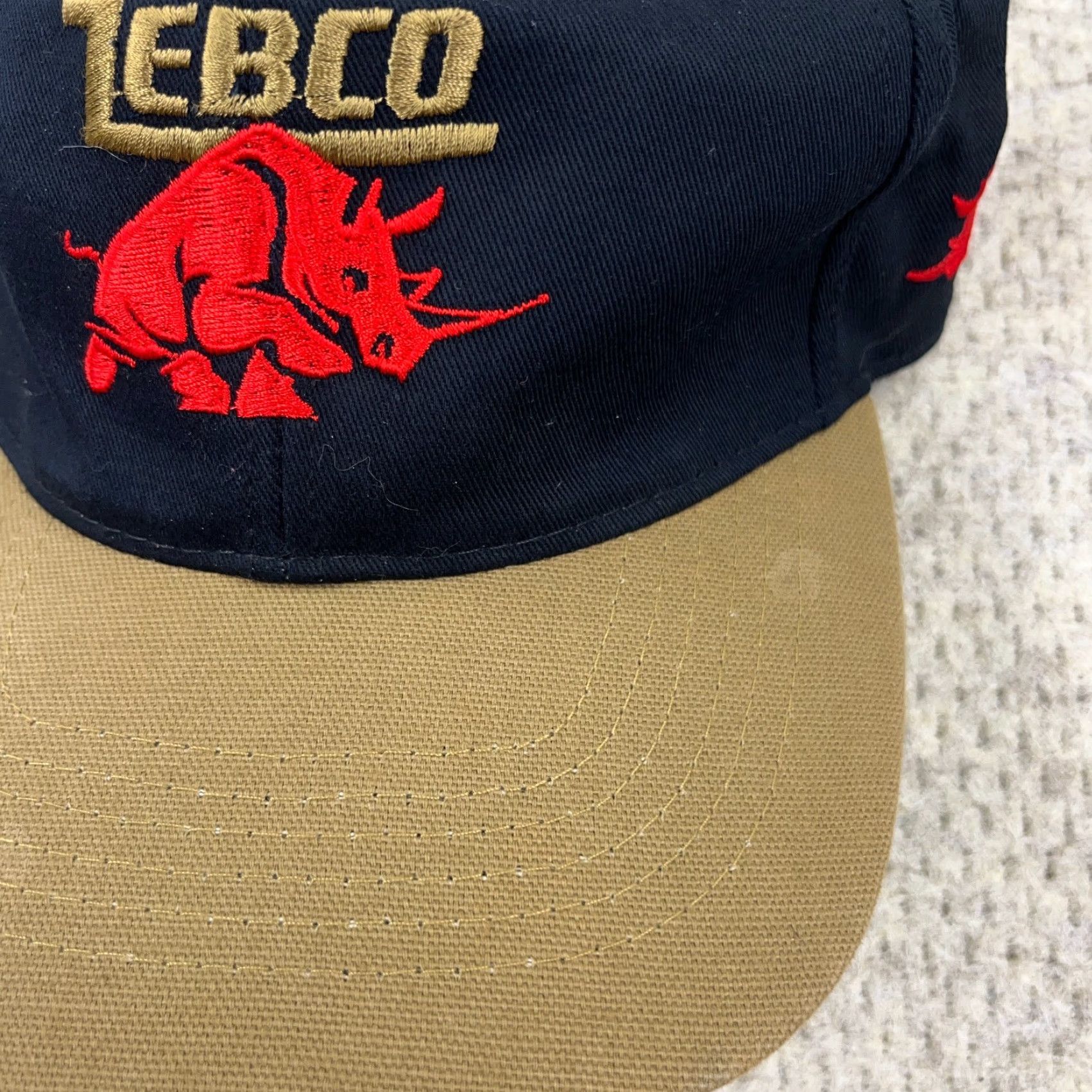 Vintage VINTAGE Fishing Hat Cap Strap Back Zebco Rhino Reels 90s Y2K Promo Adult Mens TruckER Hat Size ONE SIZE - 6 Thumbnail