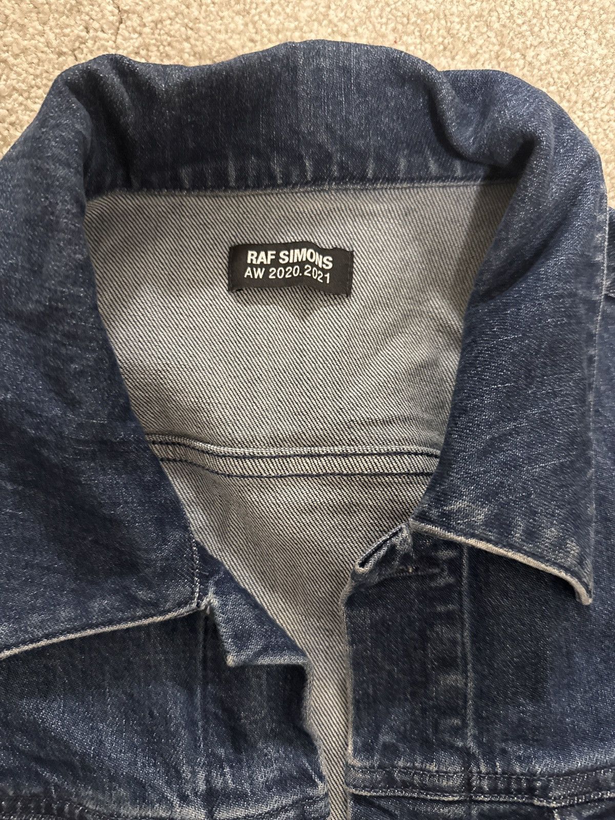 Raf Simons Solar youth AW2020 denim jacket Size US L / EU 52-54 / 3 - 7 Thumbnail