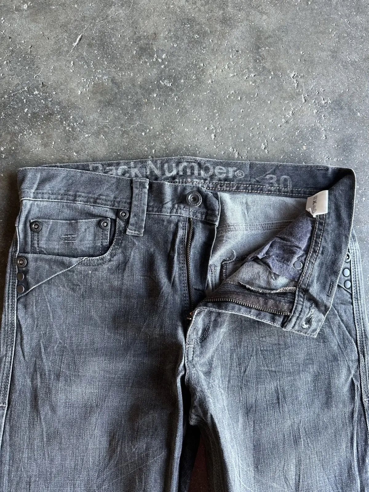 Number (N)ine GRAILS💥💥VINTAGE BACK NUMBER JEANS JAPANESE BRAND DENIM PANTS Size US 30 / EU 46 - 10 Thumbnail
