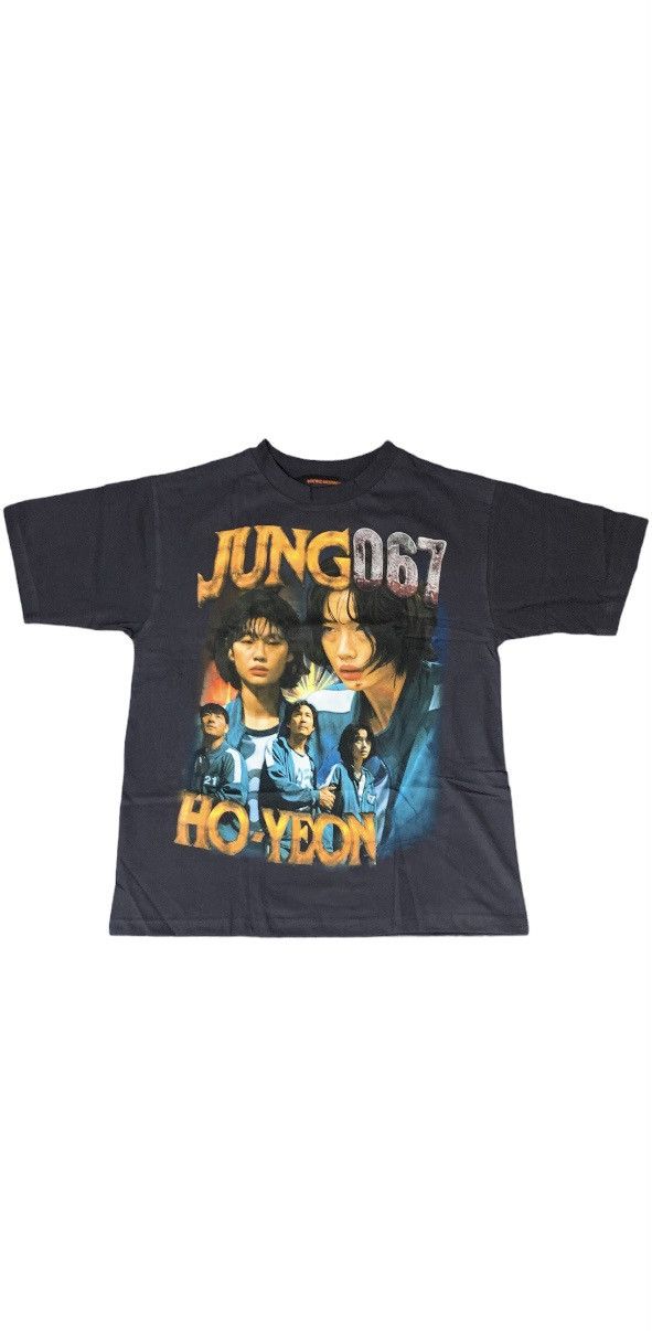 image of Marino Morwood Squid Game Jung 067 Ho-Yeon Tee in Black, Men's (Size XL)