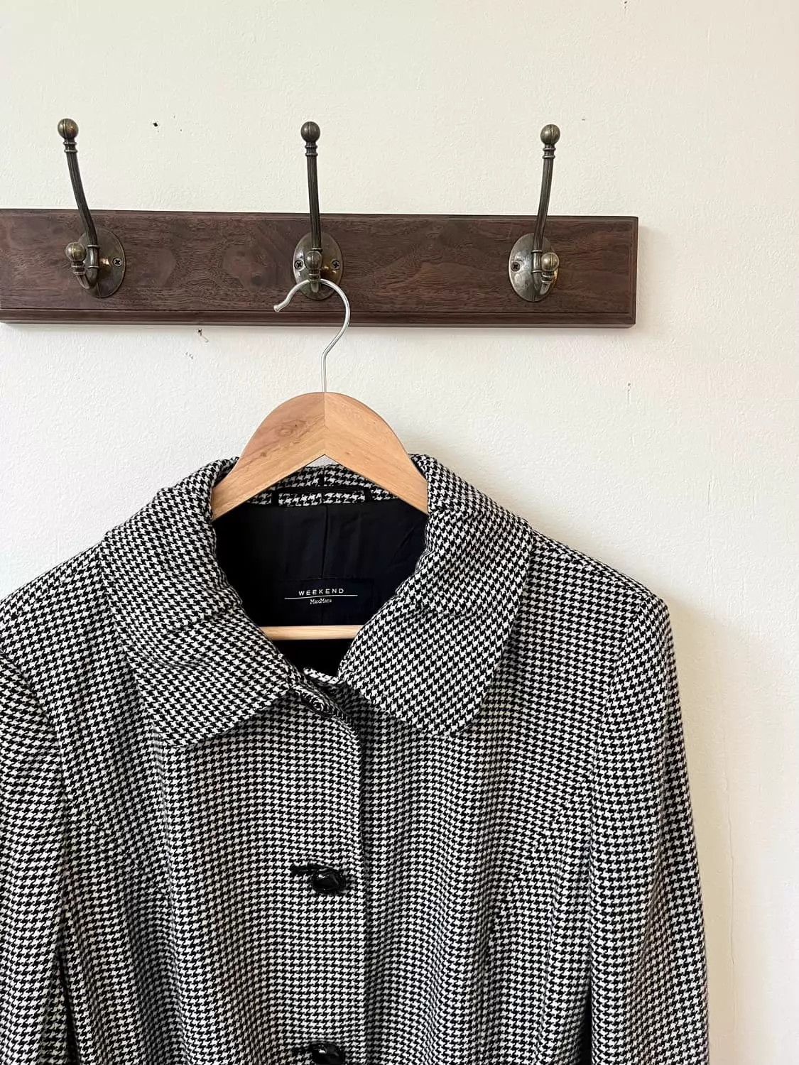 Weekend Max Mara Weekend Max Mara Belted Windowpane Check Wool Coat US2 UK4 Size XS / US 0-2 / IT 36-38 - 3 Thumbnail