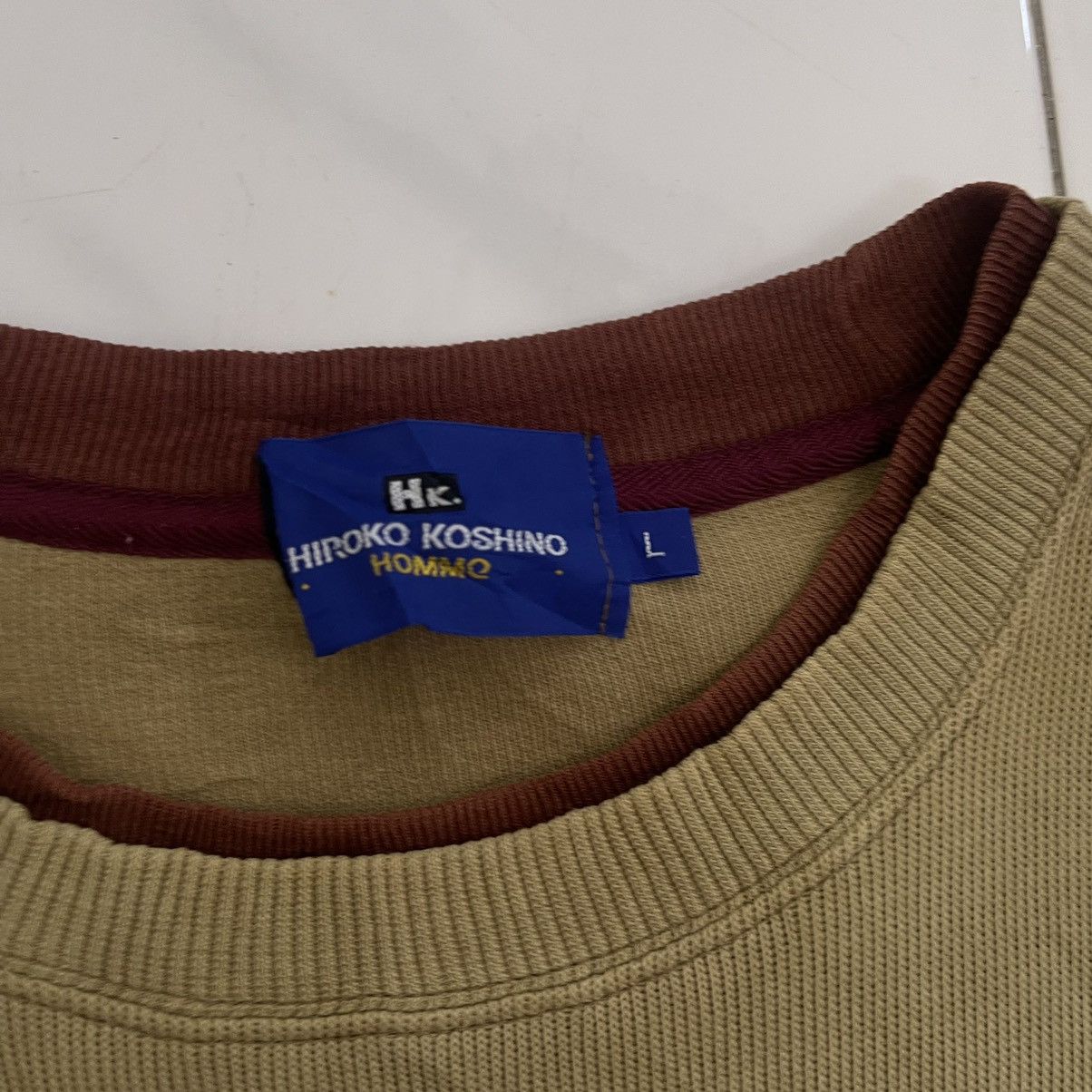 Hiroko Koshino Homme × Japanese Brand Hiroko Koshino Homme Japan Olive Sweatshirt Size US L / EU 52-54 / 3 - 4 Thumbnail
