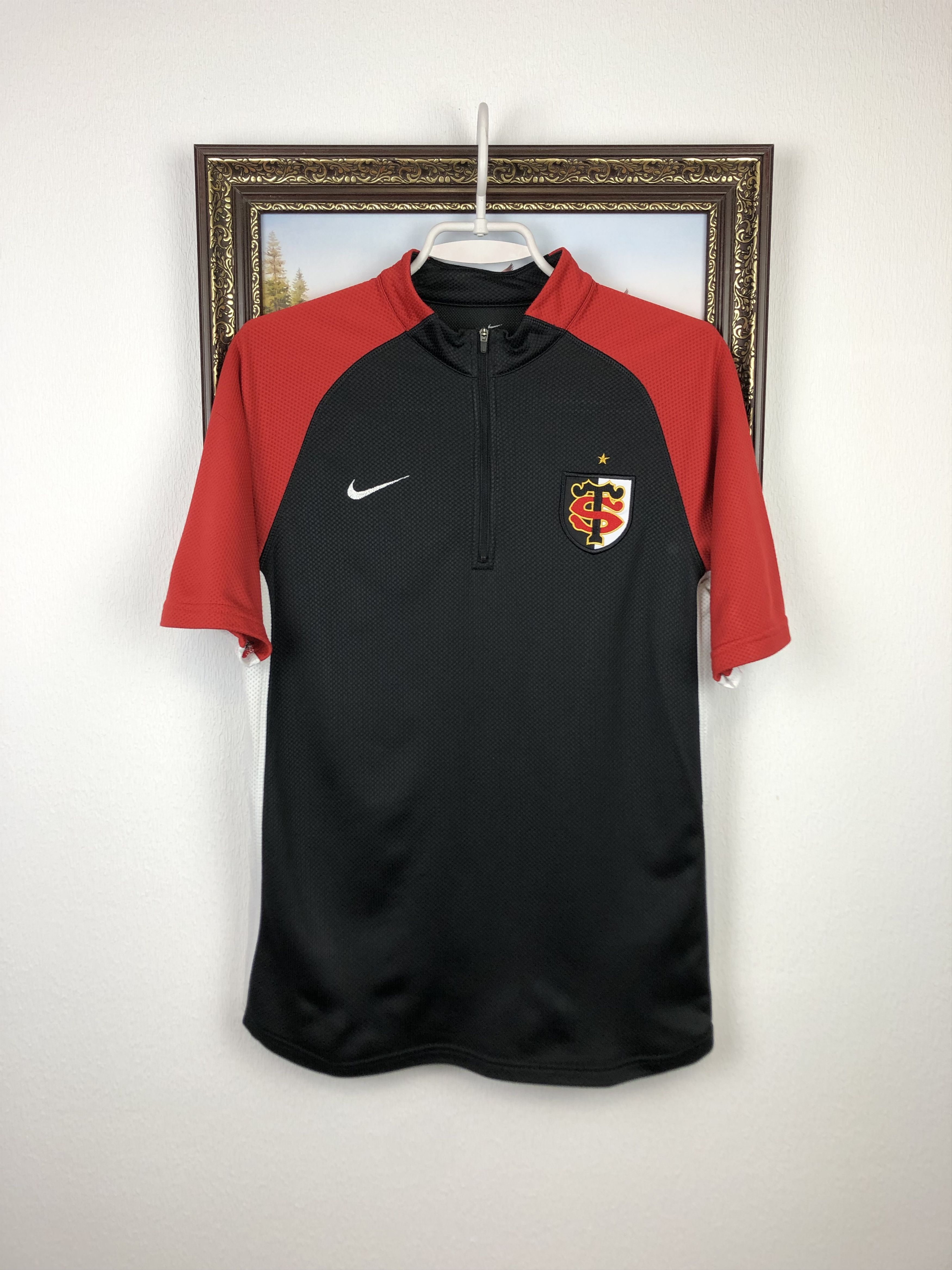 Nike Vintage Stade Toulousain Nike Rugby Jersey Shirt Trikot Size US M / EU 48-50 / 2 - 1 Thumbnail