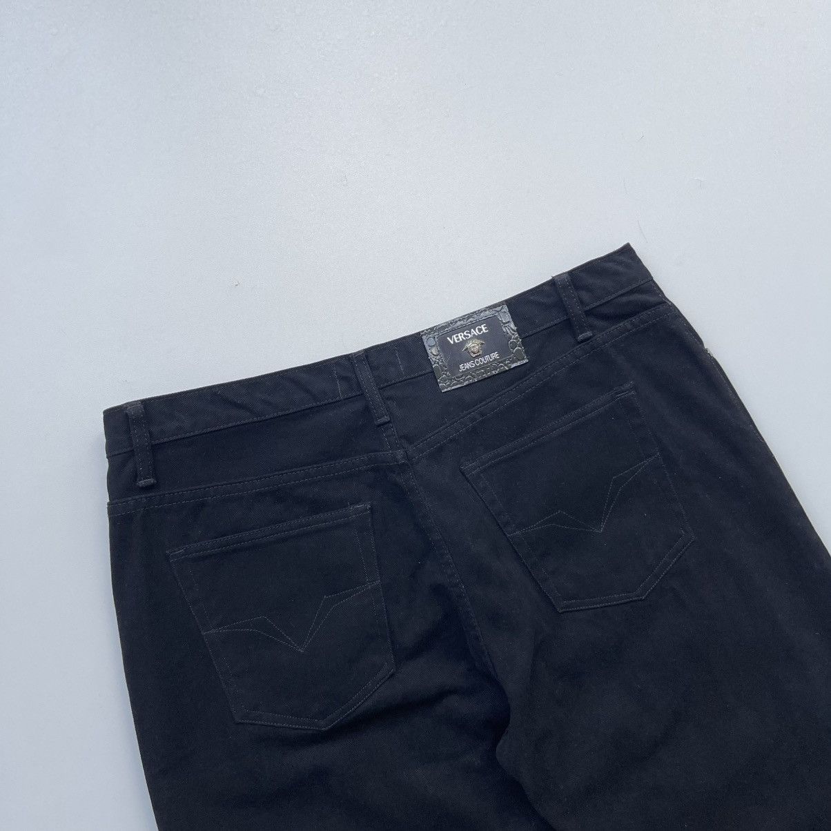 Versace Jeans Couture Versace Jeans Couture VJC Vintage Cotton Pants Black Size US 36 / EU 52 - 5 Thumbnail