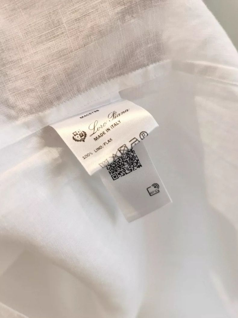 Loro Piana LORO PIANA Men's linen shirt Size US XS / EU 42 / 0 - 7 Thumbnail
