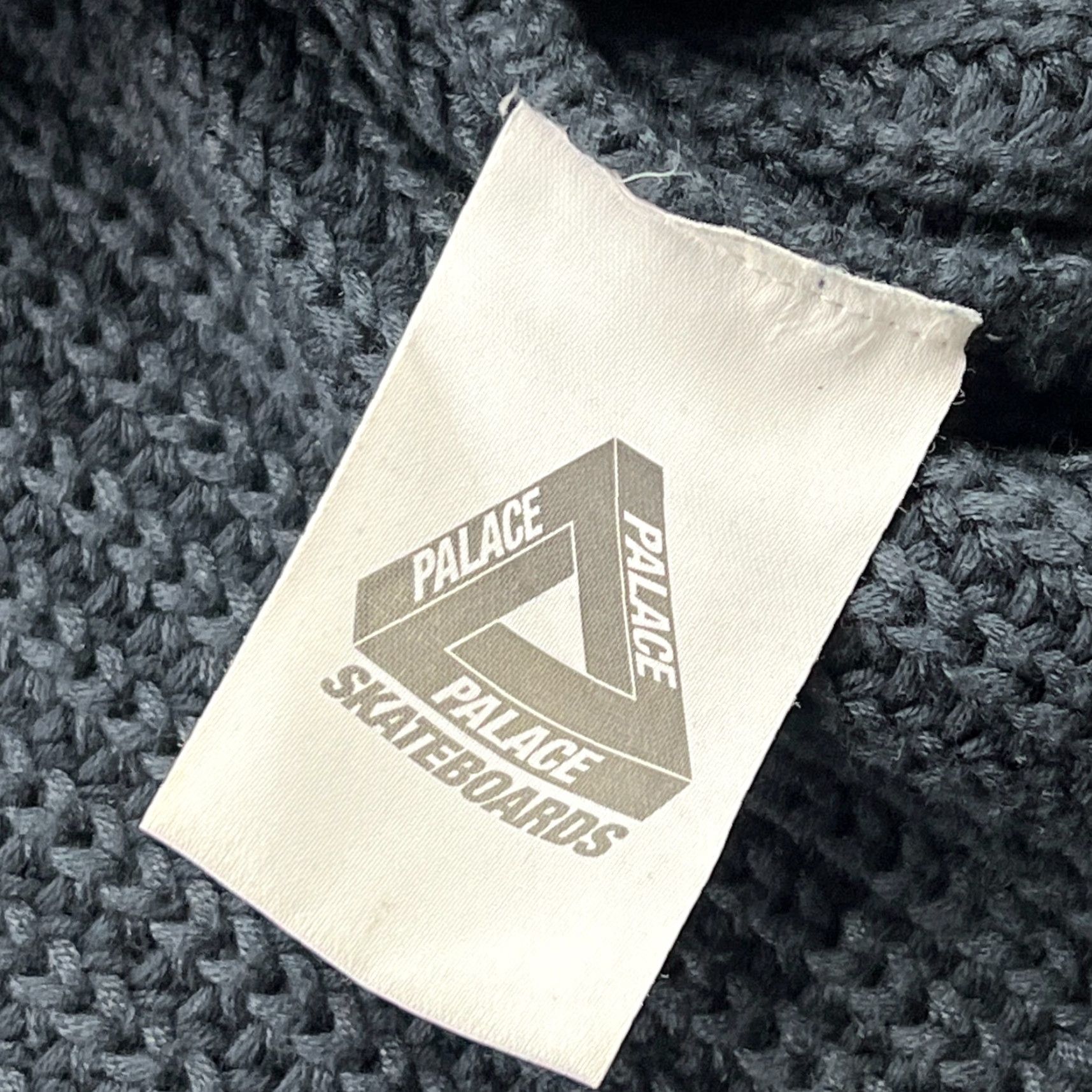 Palace Palace Thick Chunk Knit Sweater Mens Medium Navy Crewneck Knitted Heavy Size US M / EU 48-50 / 2 - 6 Thumbnail