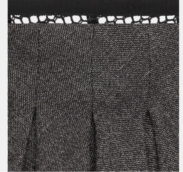 Dior o1w1db10924 Mid-Length Pleated Skirt in Grey Size 36" / US 14 / IT 50 - 3 Thumbnail