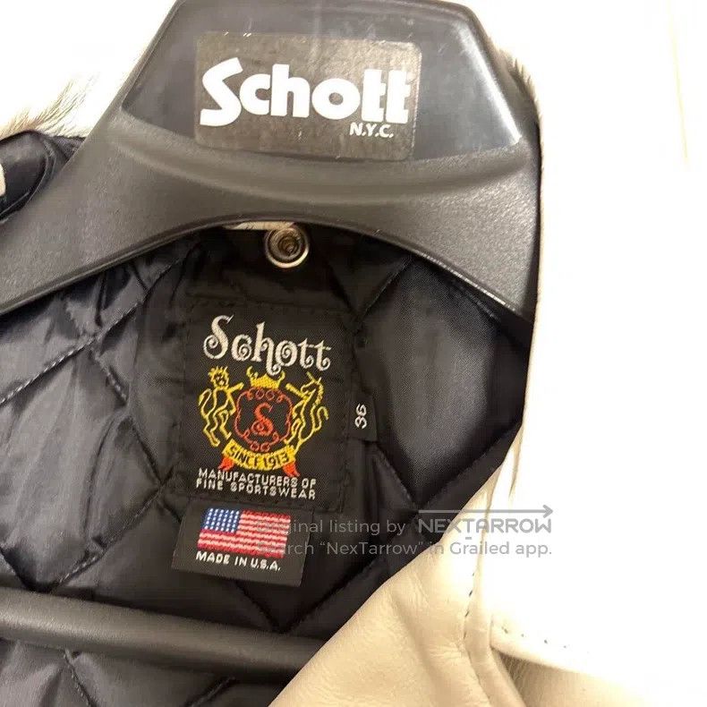 Schott Schott 613 Biker Punk Leather Jacket Size US XS / EU 42 / 0 - 3 Thumbnail