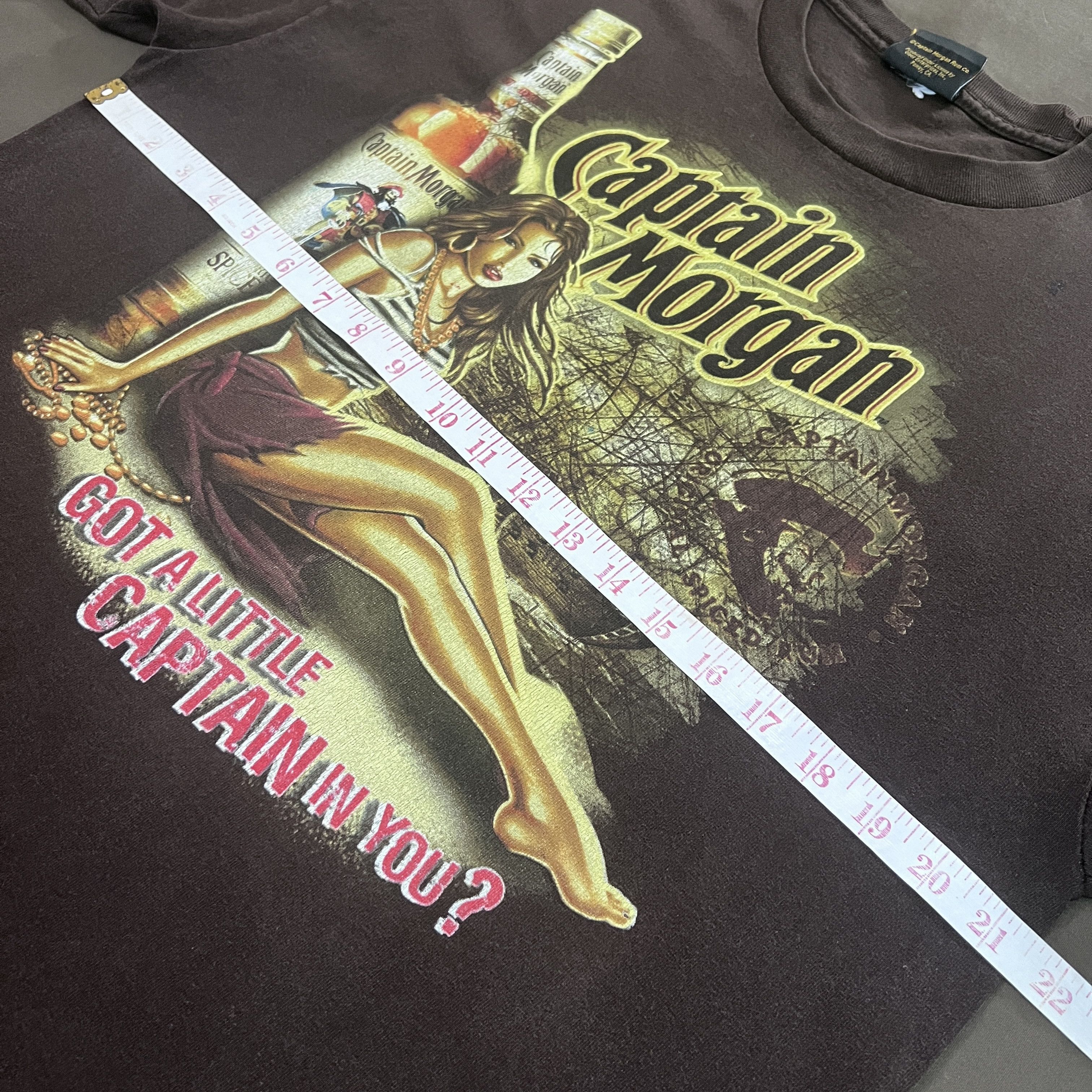 Japanese Brand × Vintage Vintage Captain Morgan Promo Tee Shirt Size US L / EU 52-54 / 3 - 10 Thumbnail