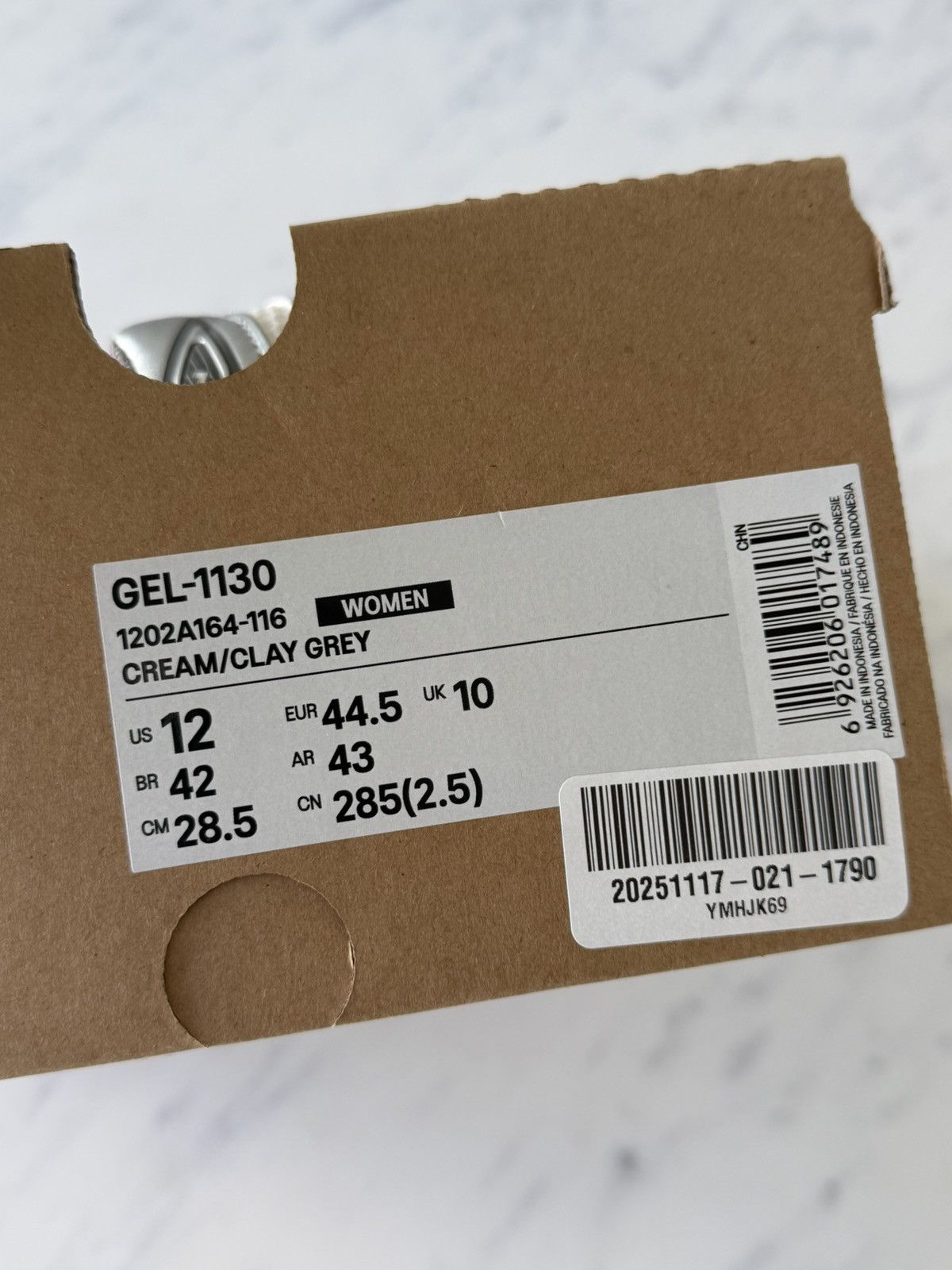 Asics ASICS Gel 1130 Cream Clay Grey W - Women’s 12 Mens 10.5 Size US 12 / IT 42 - 8 Thumbnail
