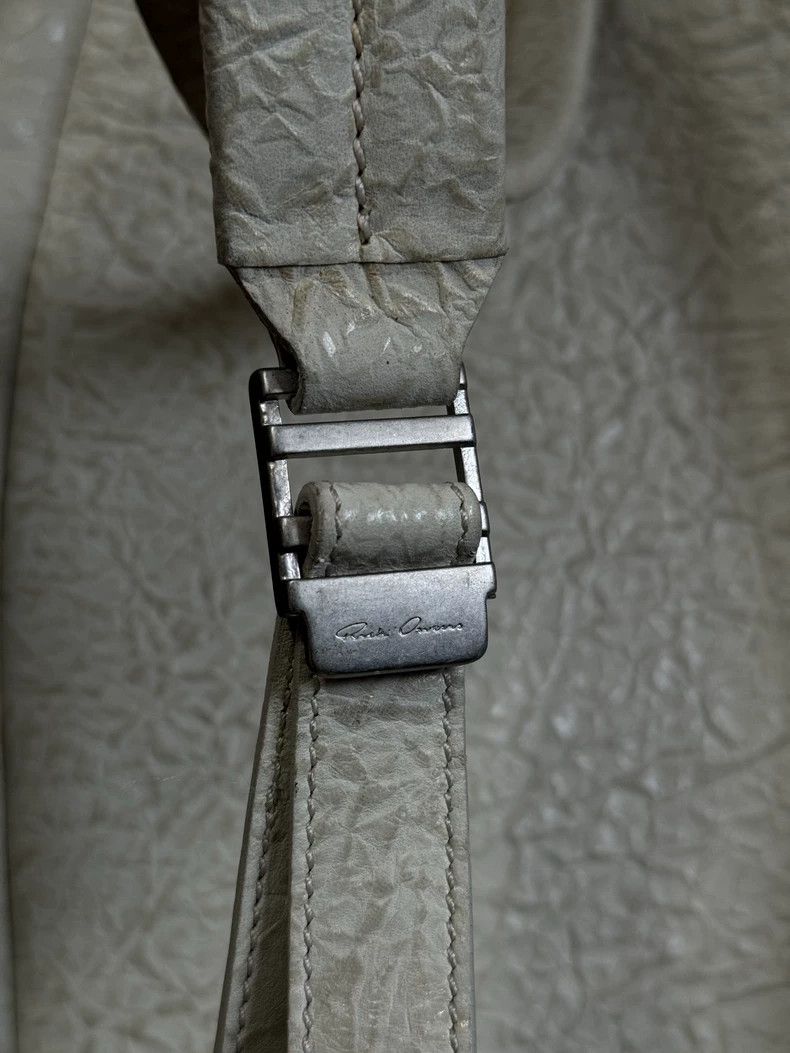 Rick Owens Rick Owens 17 SS mainline pure white embossed cowhide strap Size ONE SIZE - 6 Thumbnail