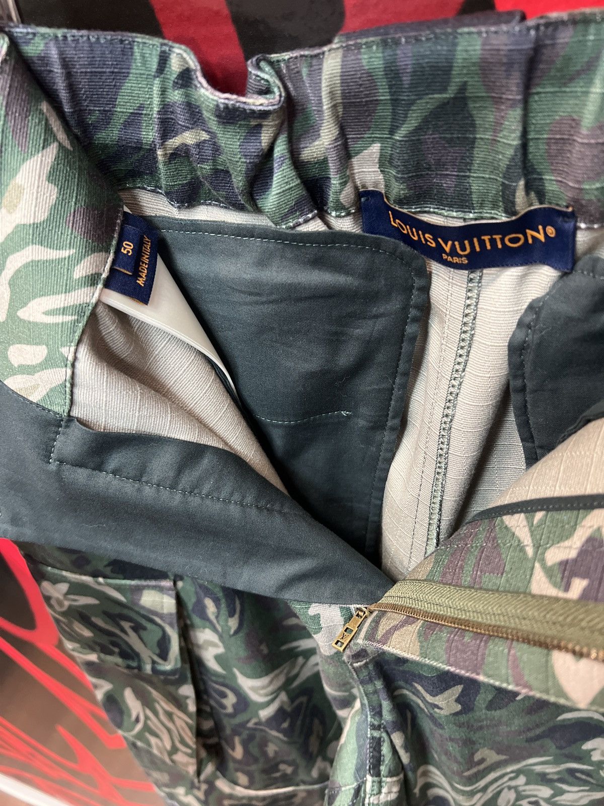 Louis Vuitton Louis Vuitton Camo Cargo Pants Size US 32 / EU 48 - 5 Thumbnail