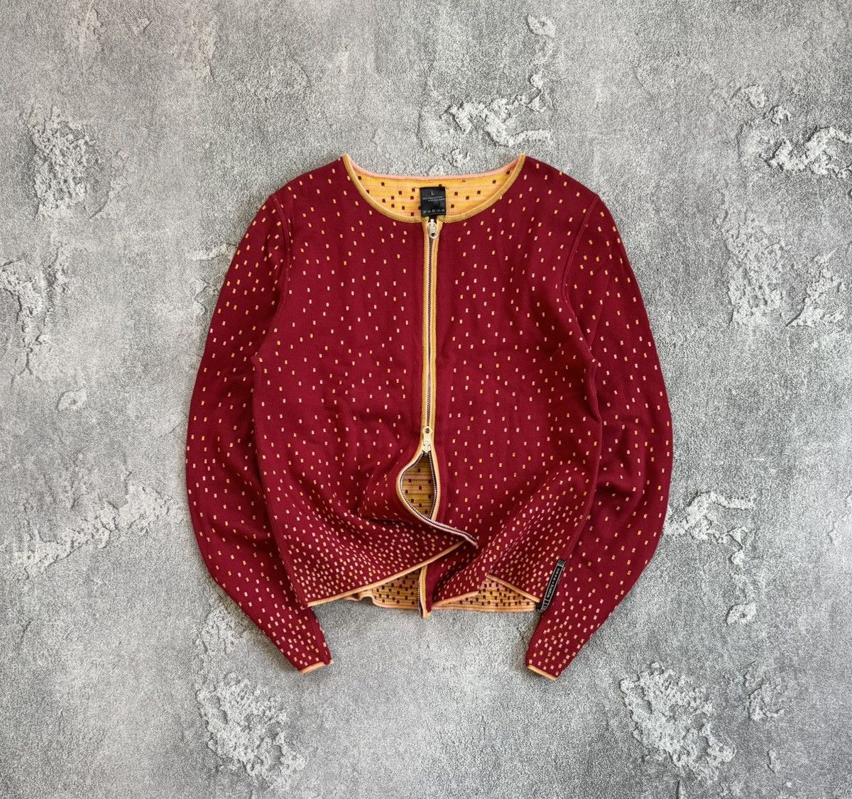 Dale Of Norway × Designer × Moods of Norway Xess + baba reversible zip cardigan jacket knitwear sweater Size L / US 10 / IT 46 - 1 Thumbnail