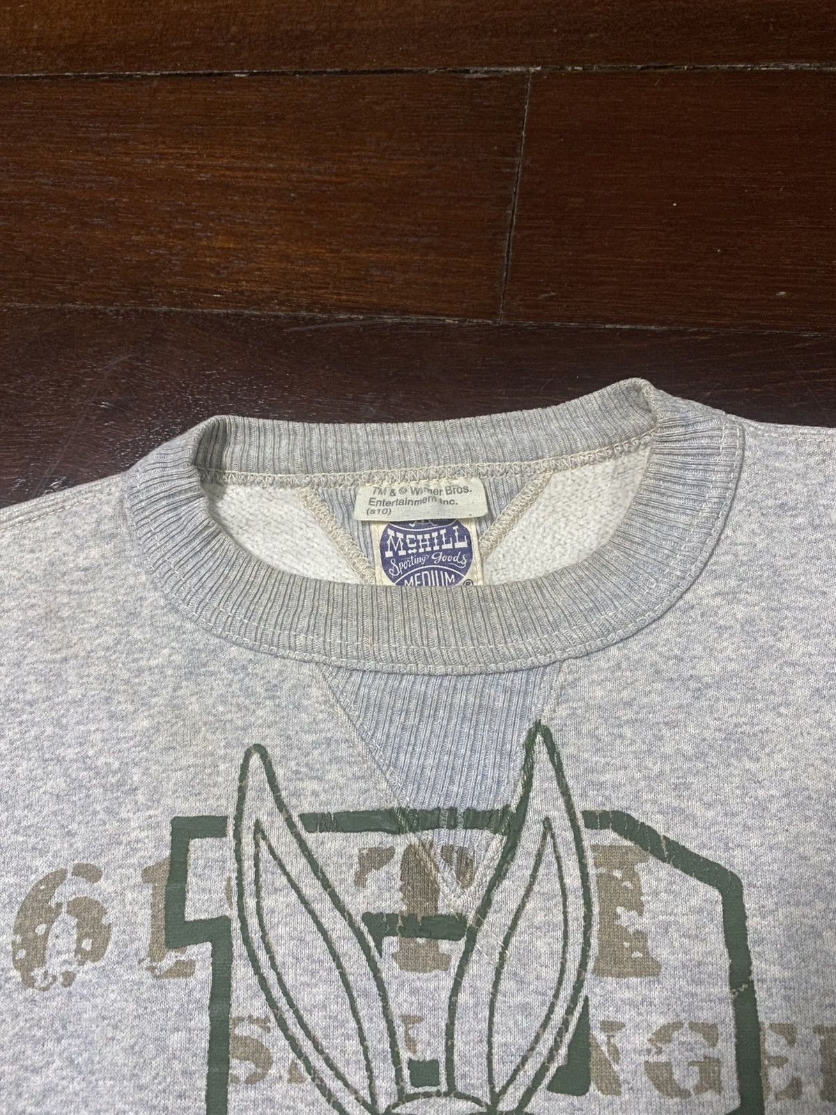 The Real McCoy's Vintage double v Mc Coy's Spell Out san angelo aaf bud bunny Size US M / EU 48-50 / 2 - 5 Thumbnail