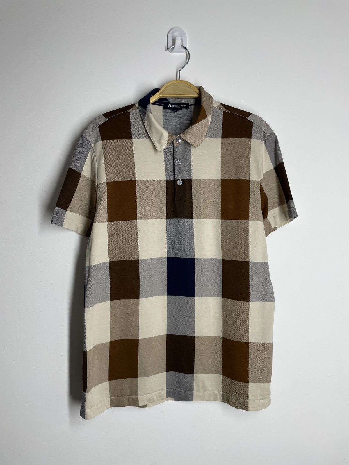 Aquascutum Aquascutum Polo shirt checkered Size US M / EU 48-50 / 2 - 4 Thumbnail