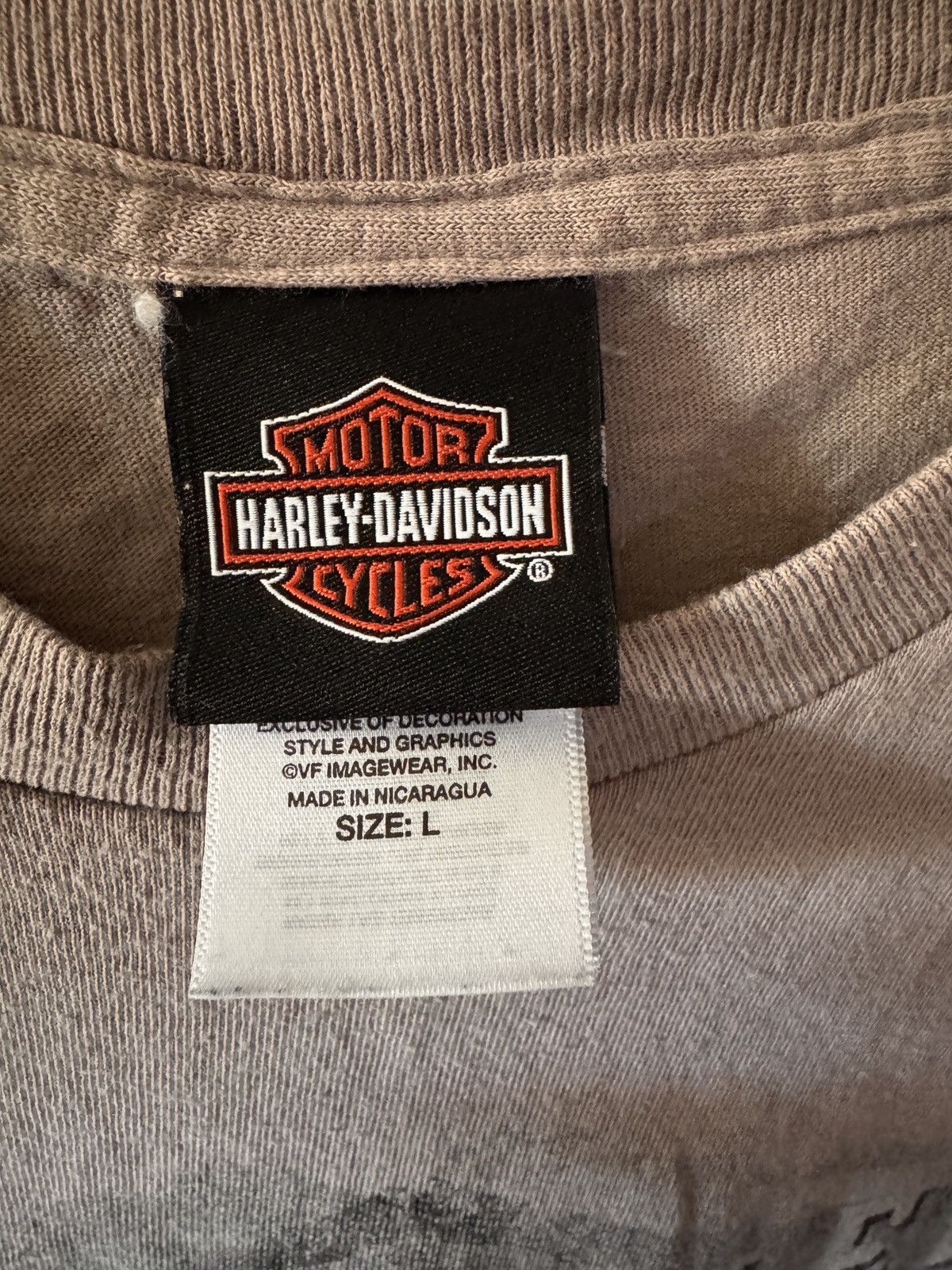 Harley Davidson Harley Davidson Liberator Warsaw, Poland Grey Vintage Tee Size US L / EU 52-54 / 3 - 5 Thumbnail