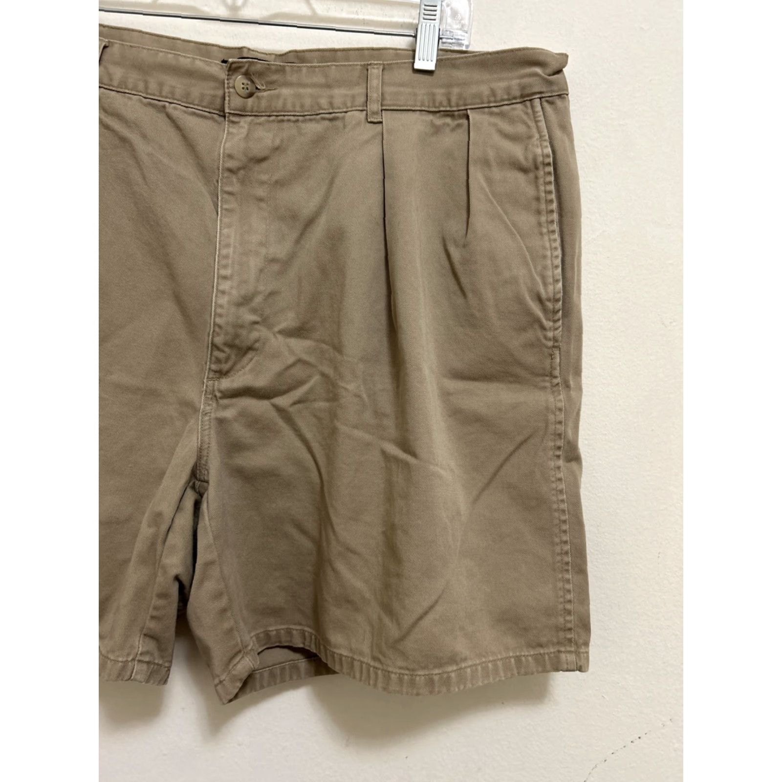 Polo Ralph Lauren Polo Ralph Lauren Chino Shorts Mens Size 40 Tan Brown Pleated Cotton YKK 5819031 Size US L / EU 52-54 / 3 - 3 Thumbnail